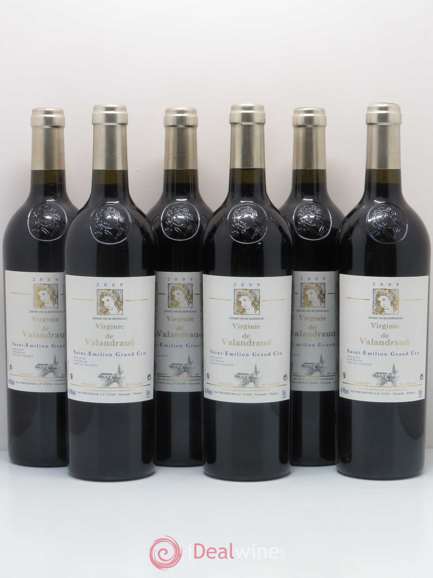 Virginie de Valandraud 2009 - Lot de 6 bouteilles - 0