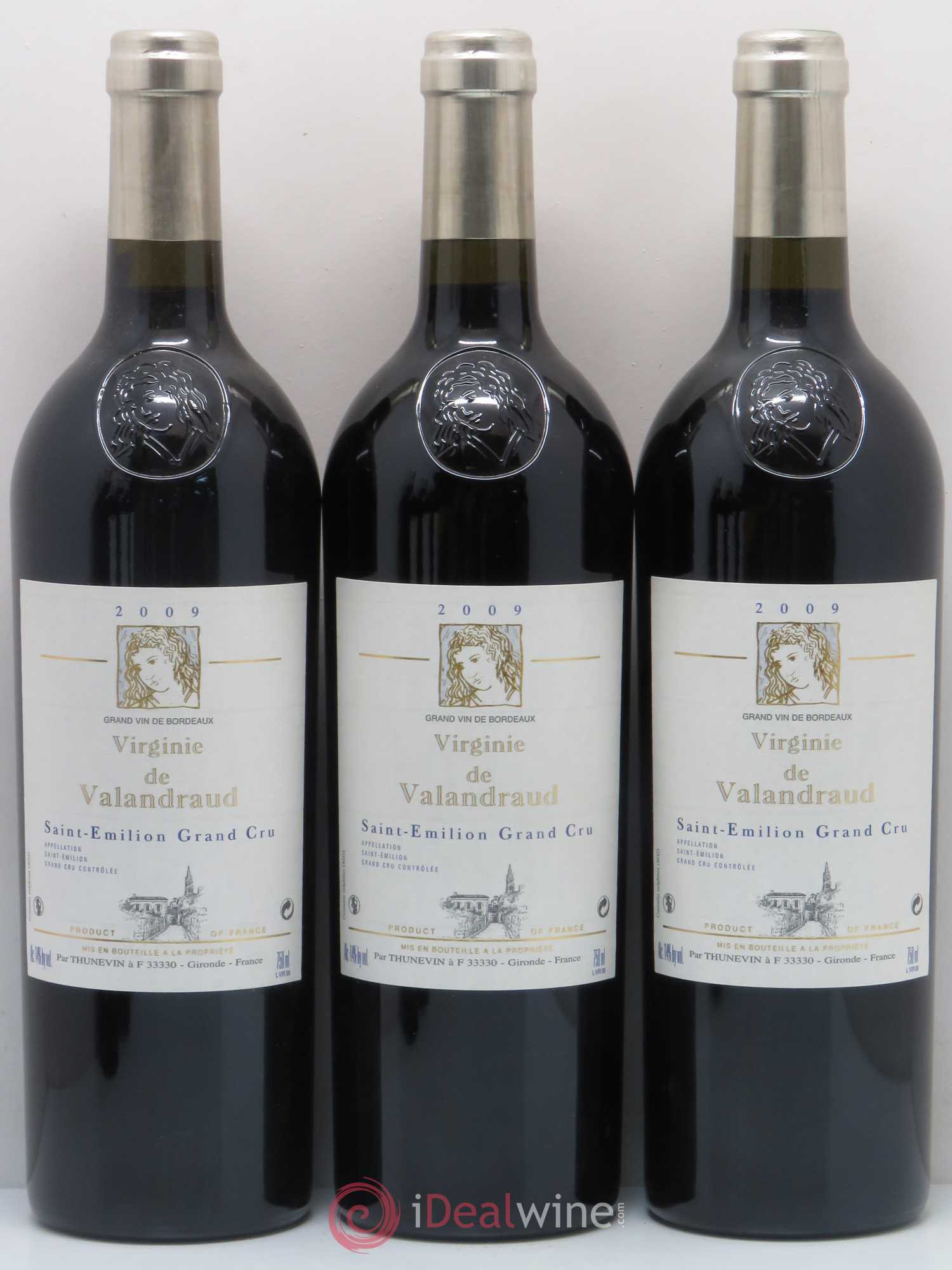 Virginie de Valandraud 2009 - Lot de 6 bouteilles - 1