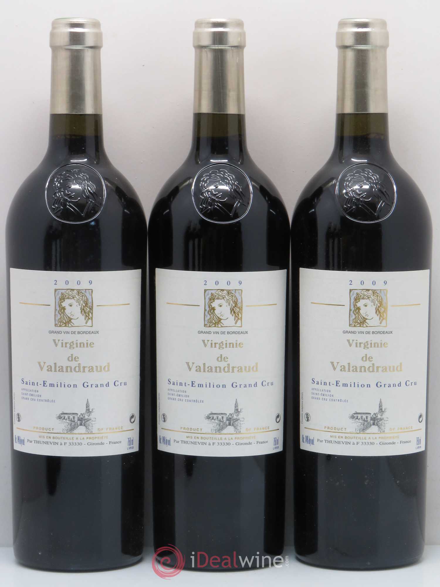 Virginie de Valandraud 2009 - Lot de 6 bouteilles - 1