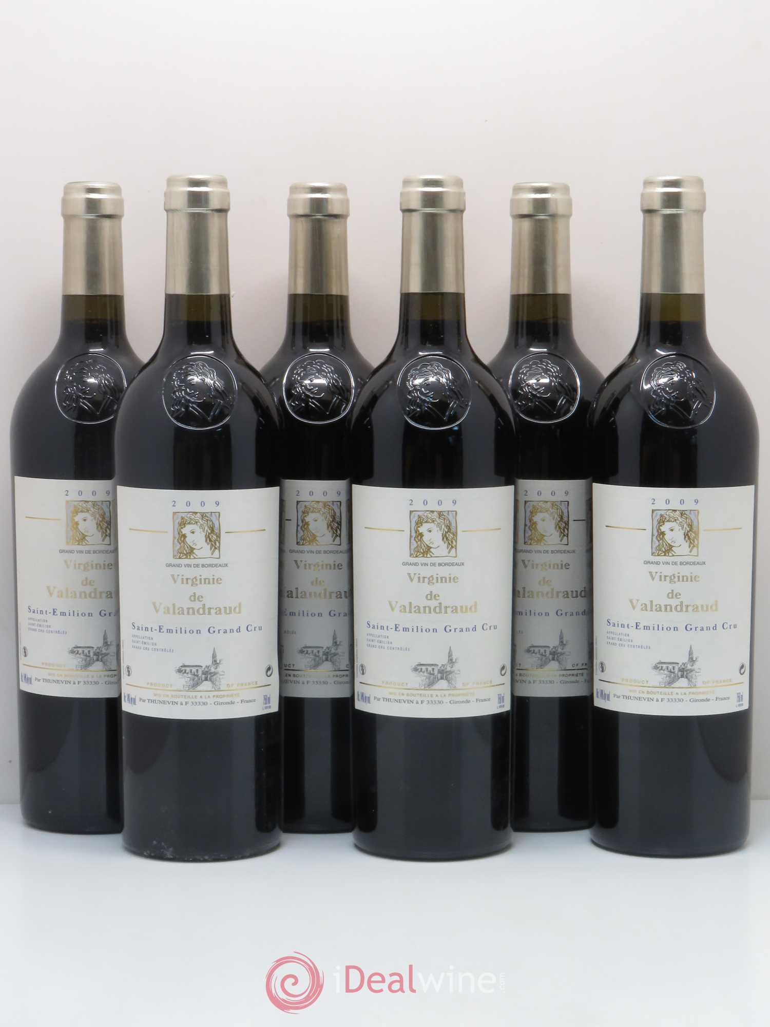 Virginie de Valandraud 2009 - Lot de 6 bouteilles - 0