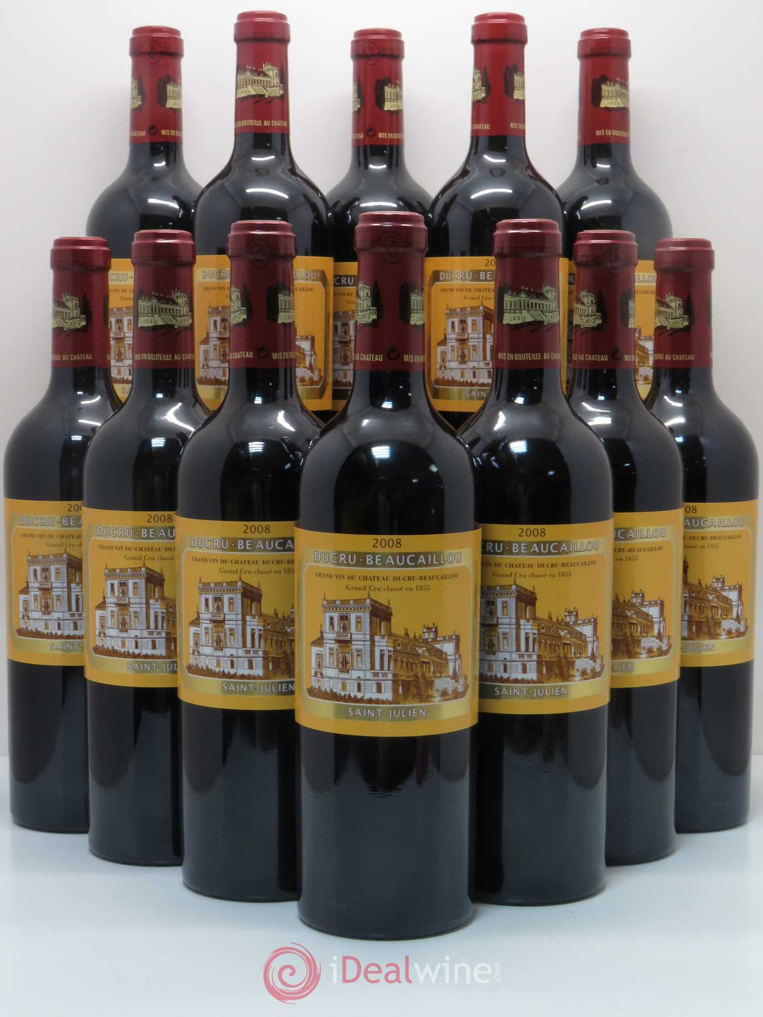 Château Ducru Beaucaillou 2ème Grand Cru Classé 2008 - Lot de 12 bouteilles - 0