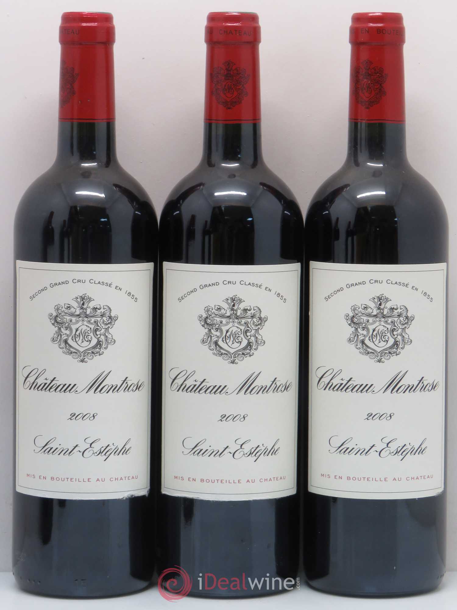Château Montrose 2ème Grand Cru Classé 2008 - Lot de 6 bouteilles - 1