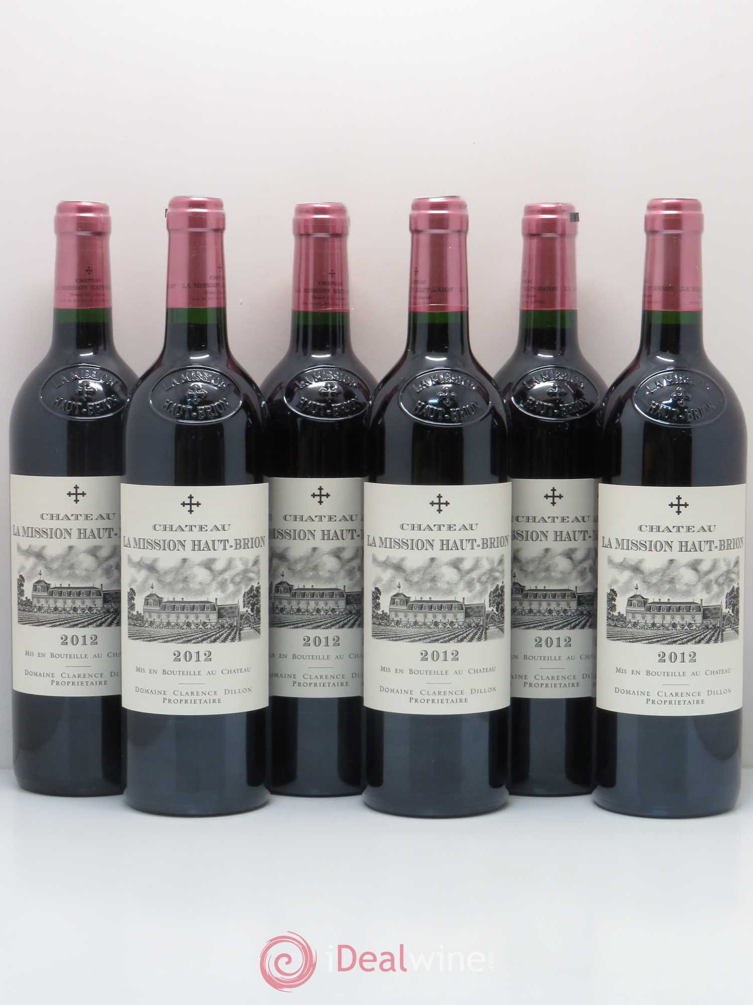 Château la Mission Haut-Brion Cru Classé de Graves 2012 - Lot de 6 bouteilles - 0