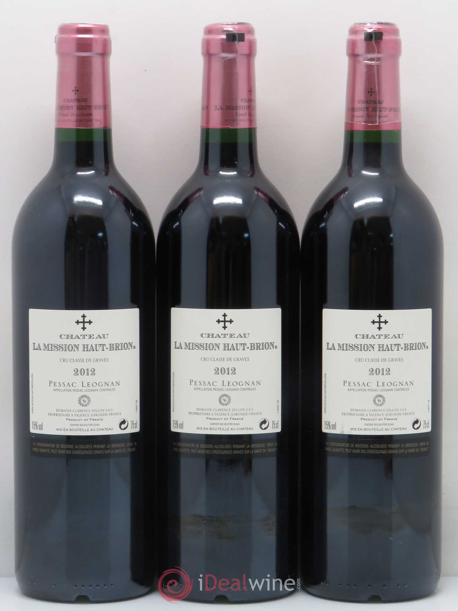 Château la Mission Haut-Brion Cru Classé de Graves 2012 - Lot de 6 bouteilles - 2