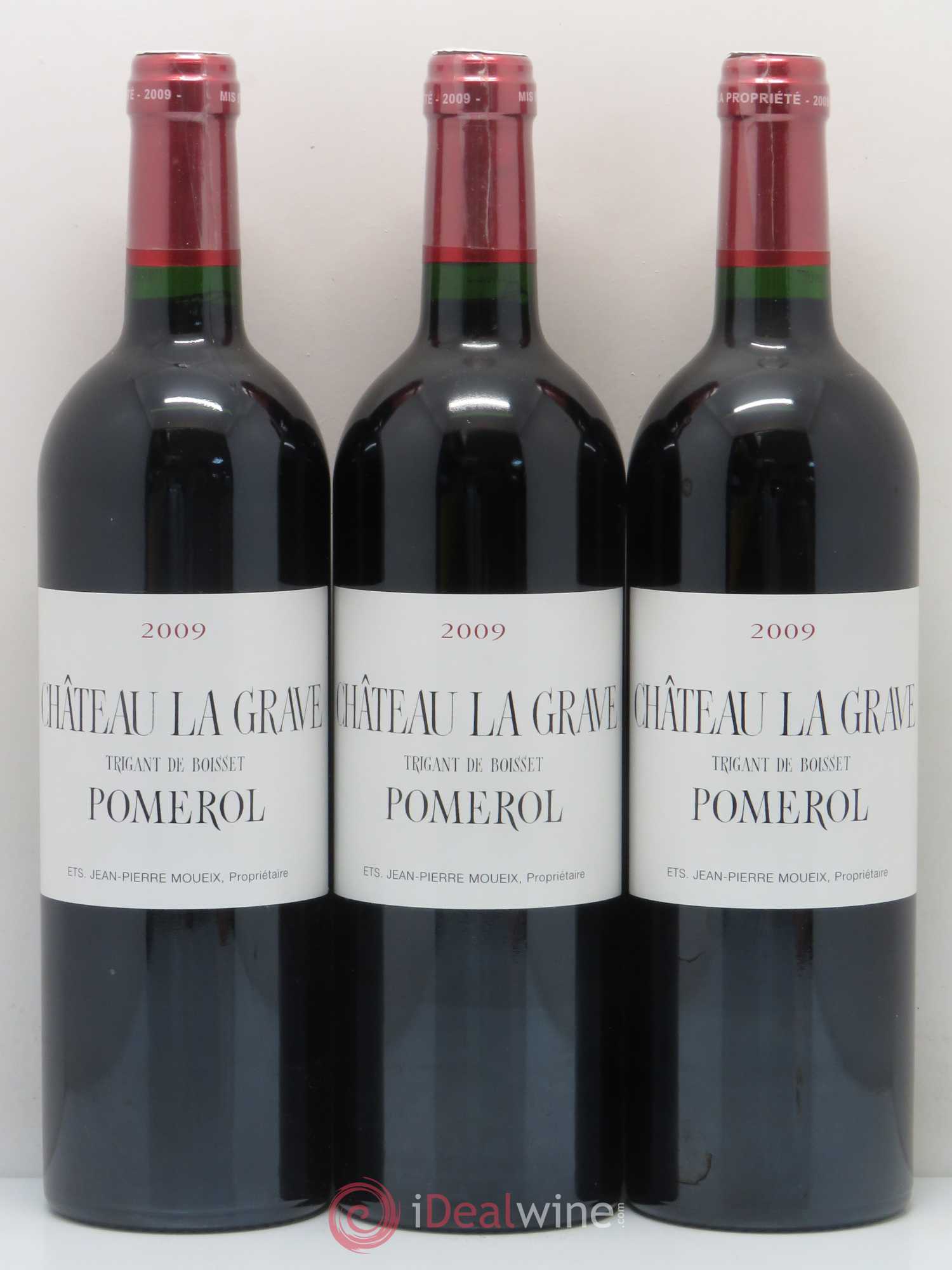 Château La Grave à Pomerol (Trigant de Boisset) 2009 - Lot de 12 bouteilles - 2