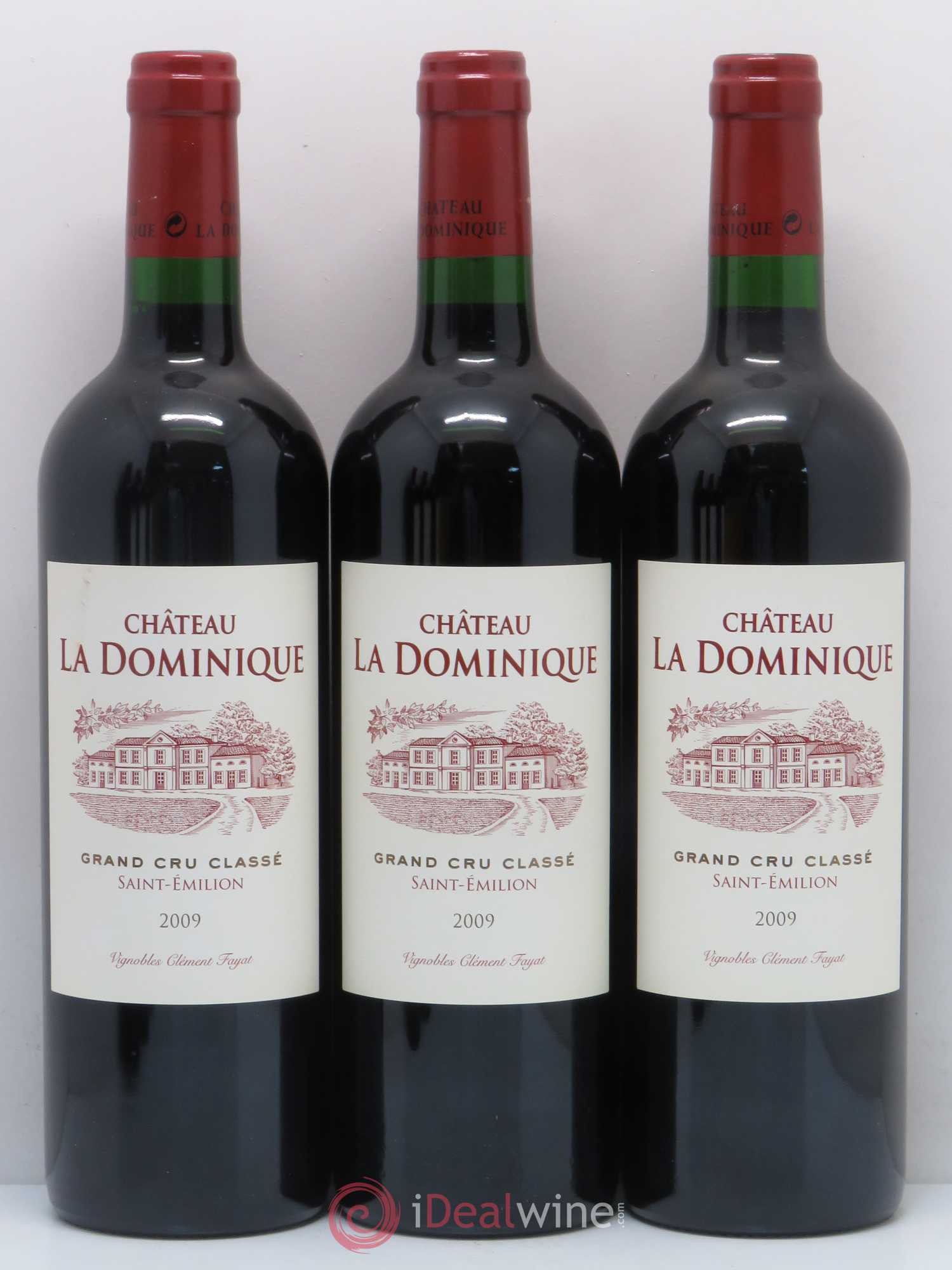 Château la Dominique Grand Cru Classé 2009 - Lot de 6 bouteilles - 1