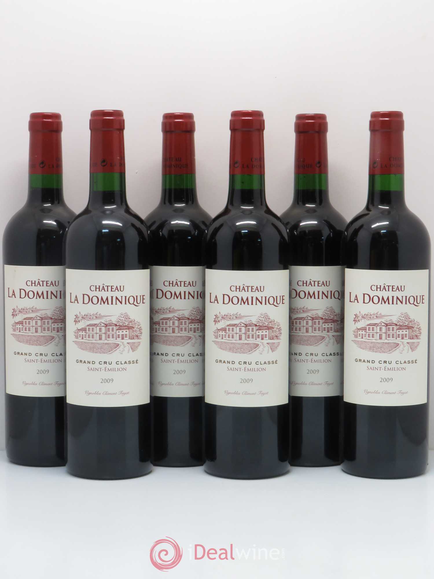 Château la Dominique Grand Cru Classé 2009 - Lot de 6 bouteilles - 0