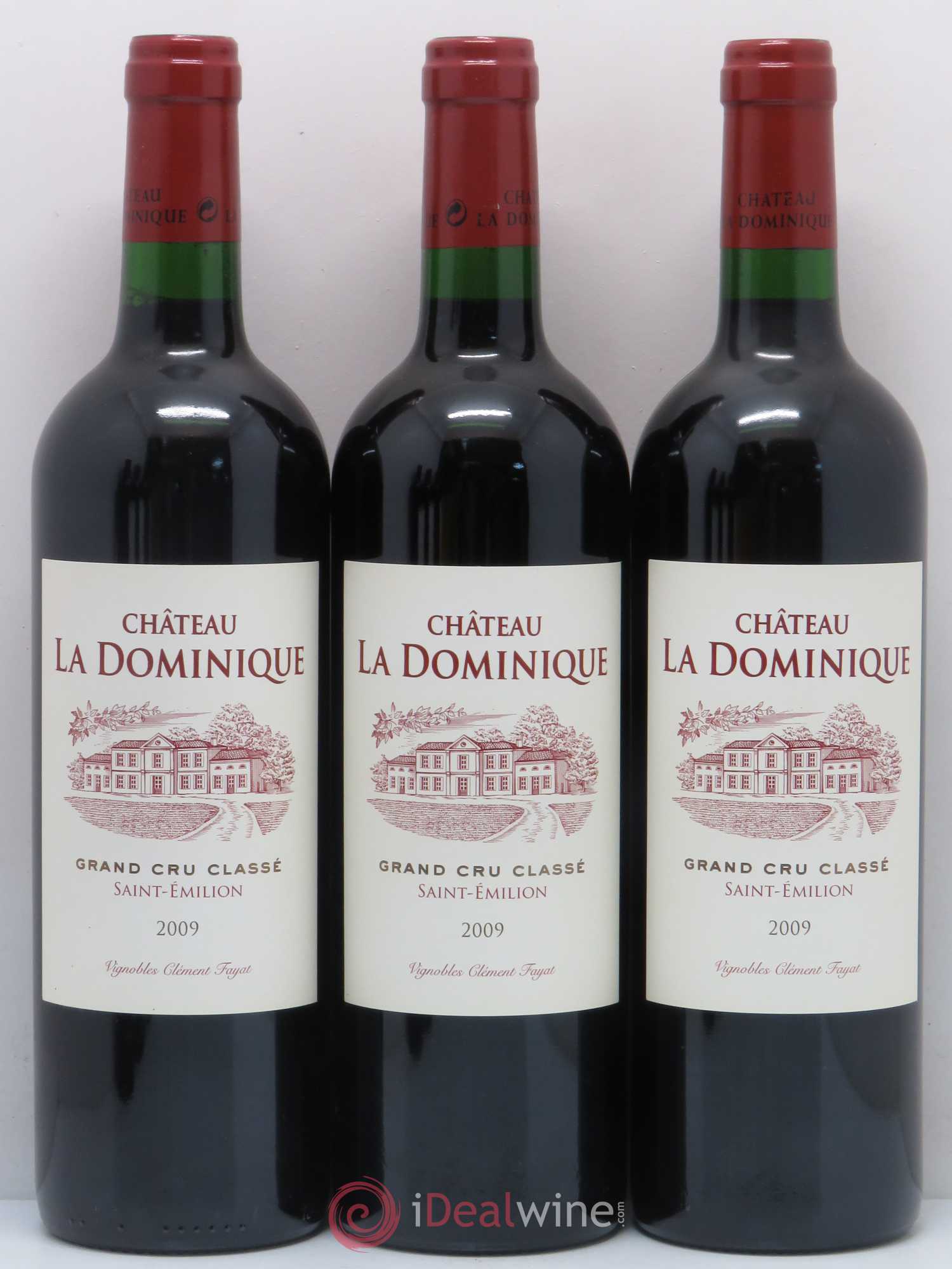 Château la Dominique Grand Cru Classé 2009 - Lot de 6 bouteilles - 1