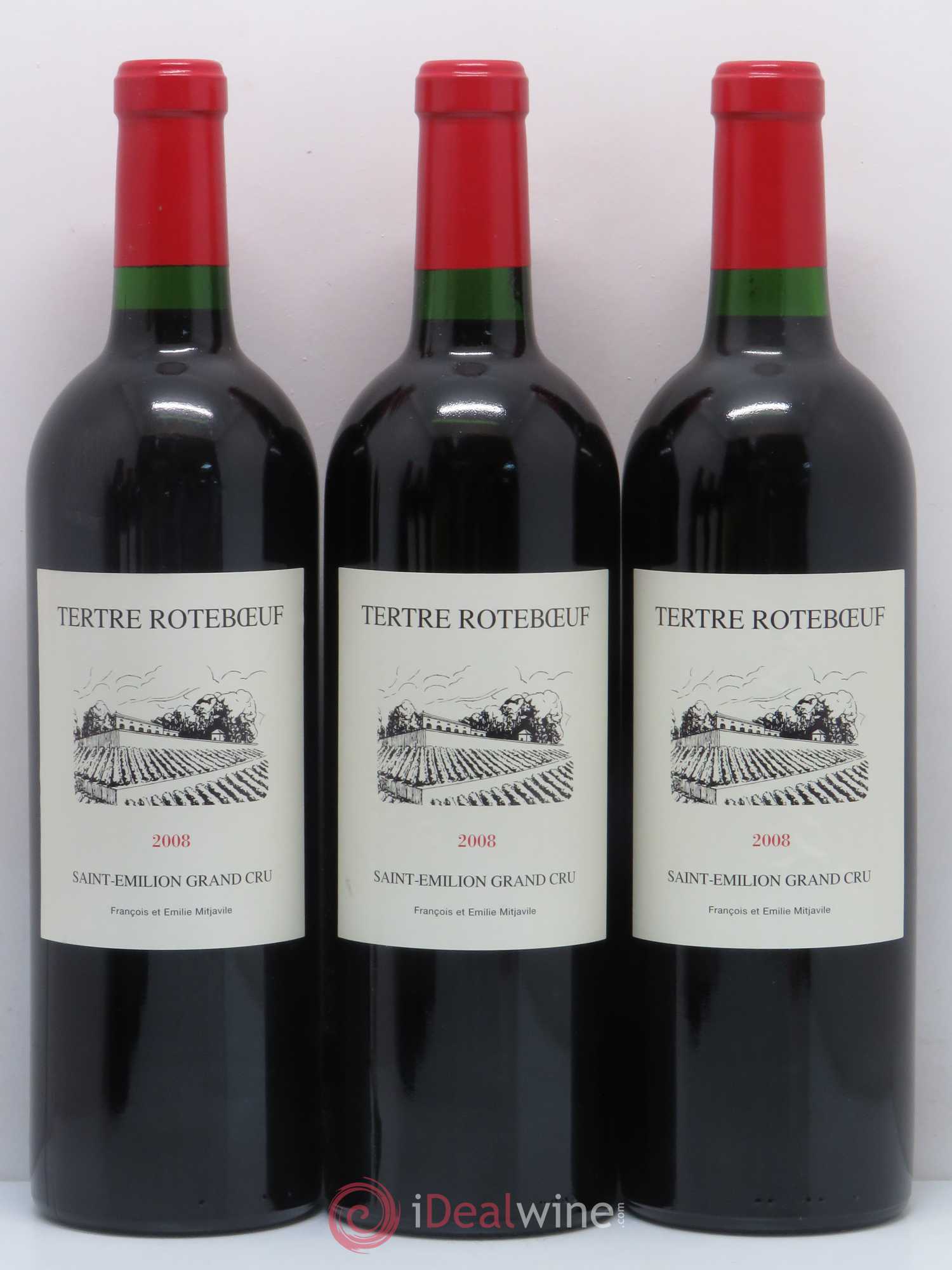 Château Tertre Roteboeuf 2008 - Lot de 6 bouteilles - 1