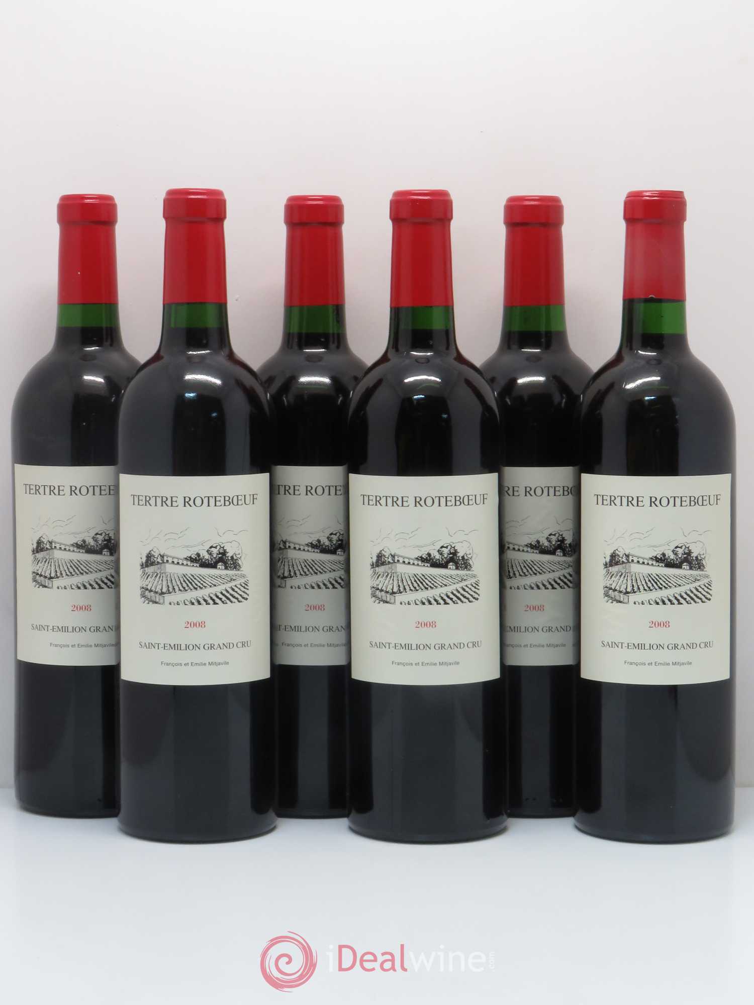 Château Tertre Roteboeuf 2008 - Lot de 6 bouteilles - 0