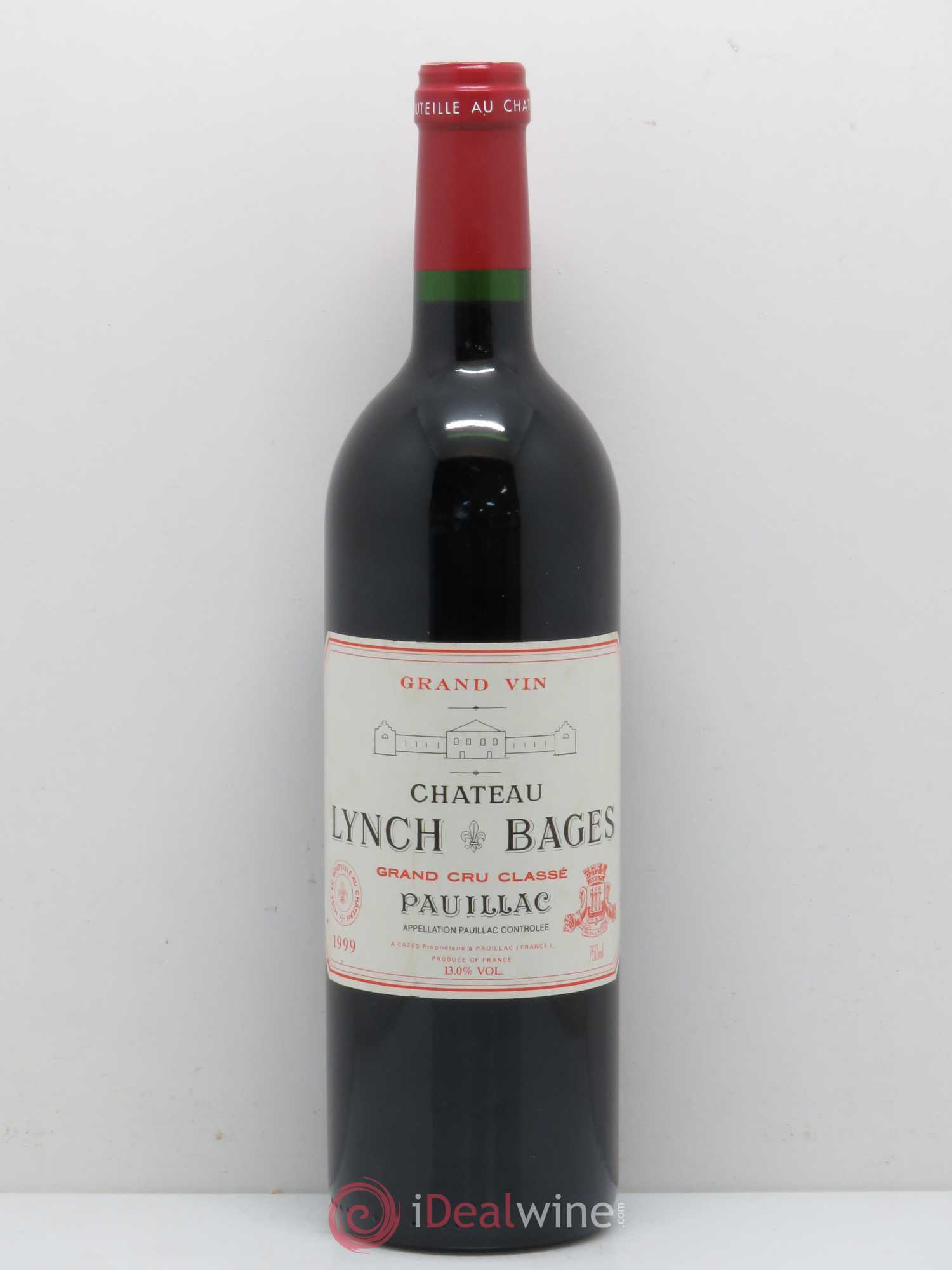 Château Lynch Bages 5ème Grand Cru Classé 1999 - Lot de 1 bouteille - 0