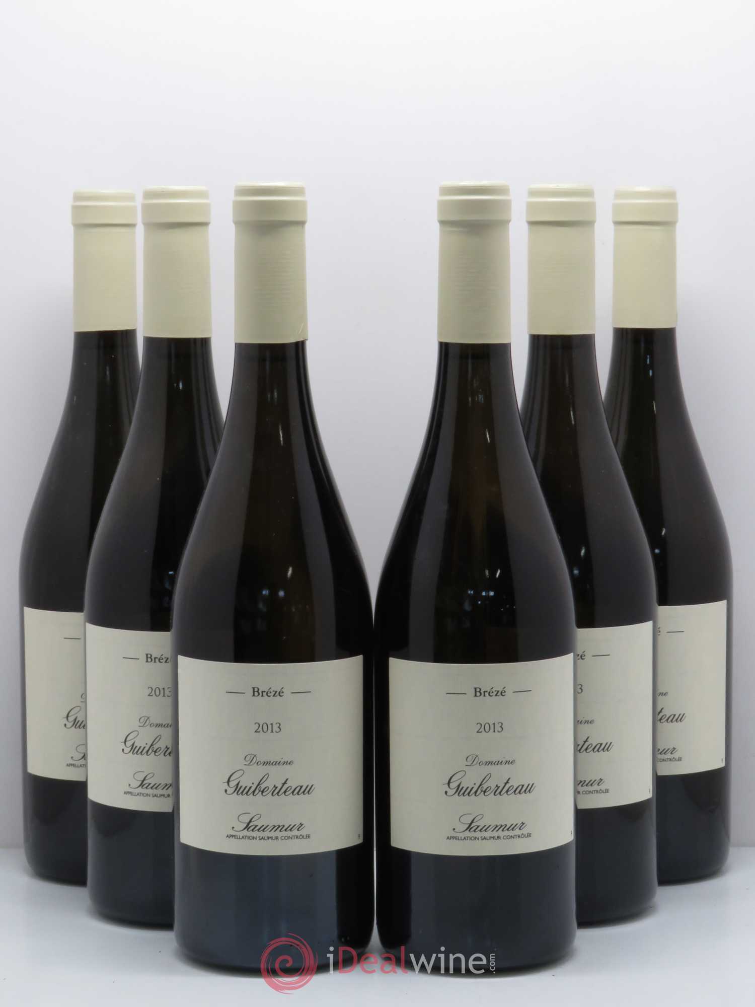 Saumur Brézé Domaine Guiberteau 2013 - Lot de 6 bouteilles - 0