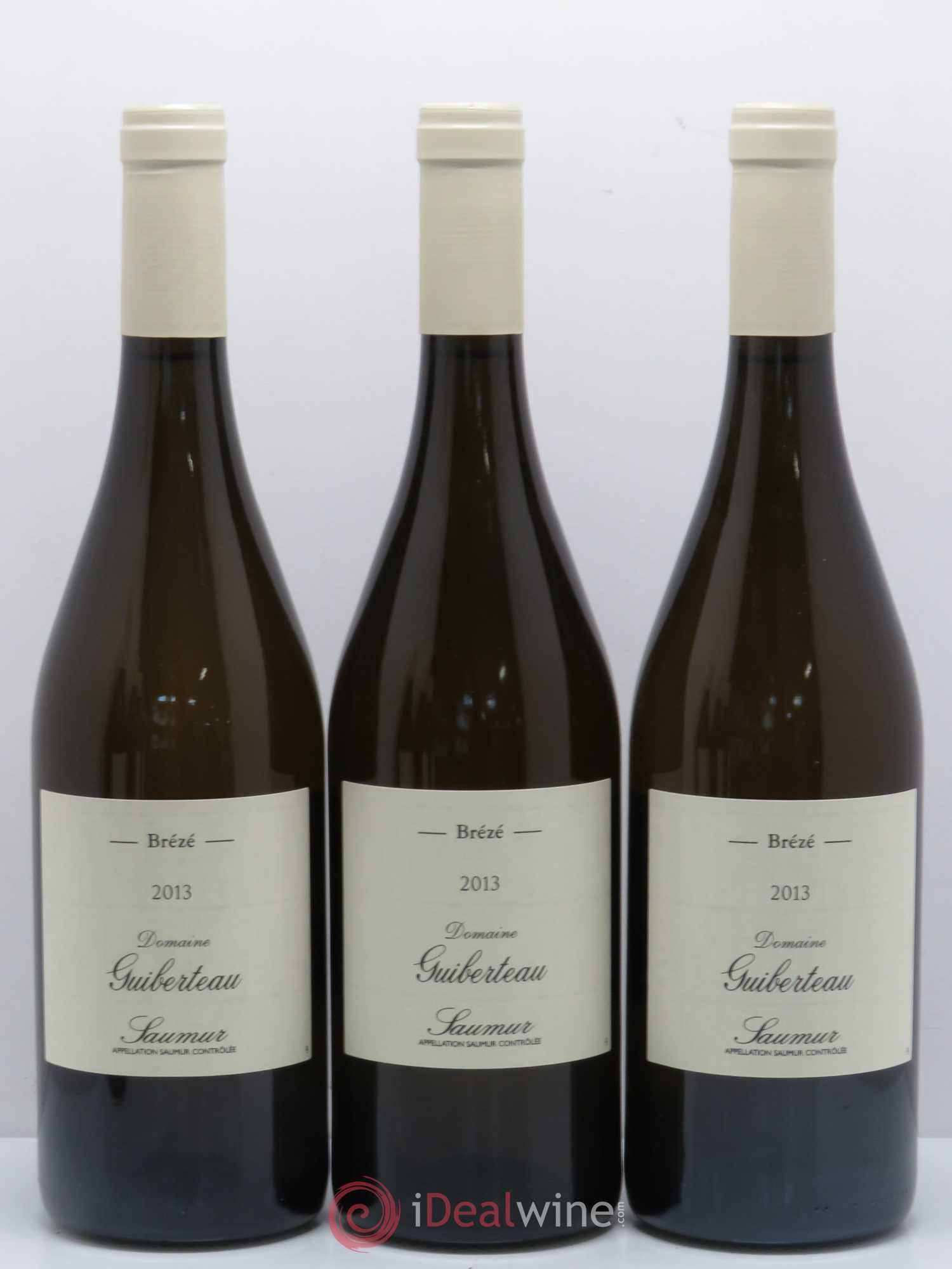 Saumur Brézé Domaine Guiberteau 2013 - Lot de 3 bouteilles - 0