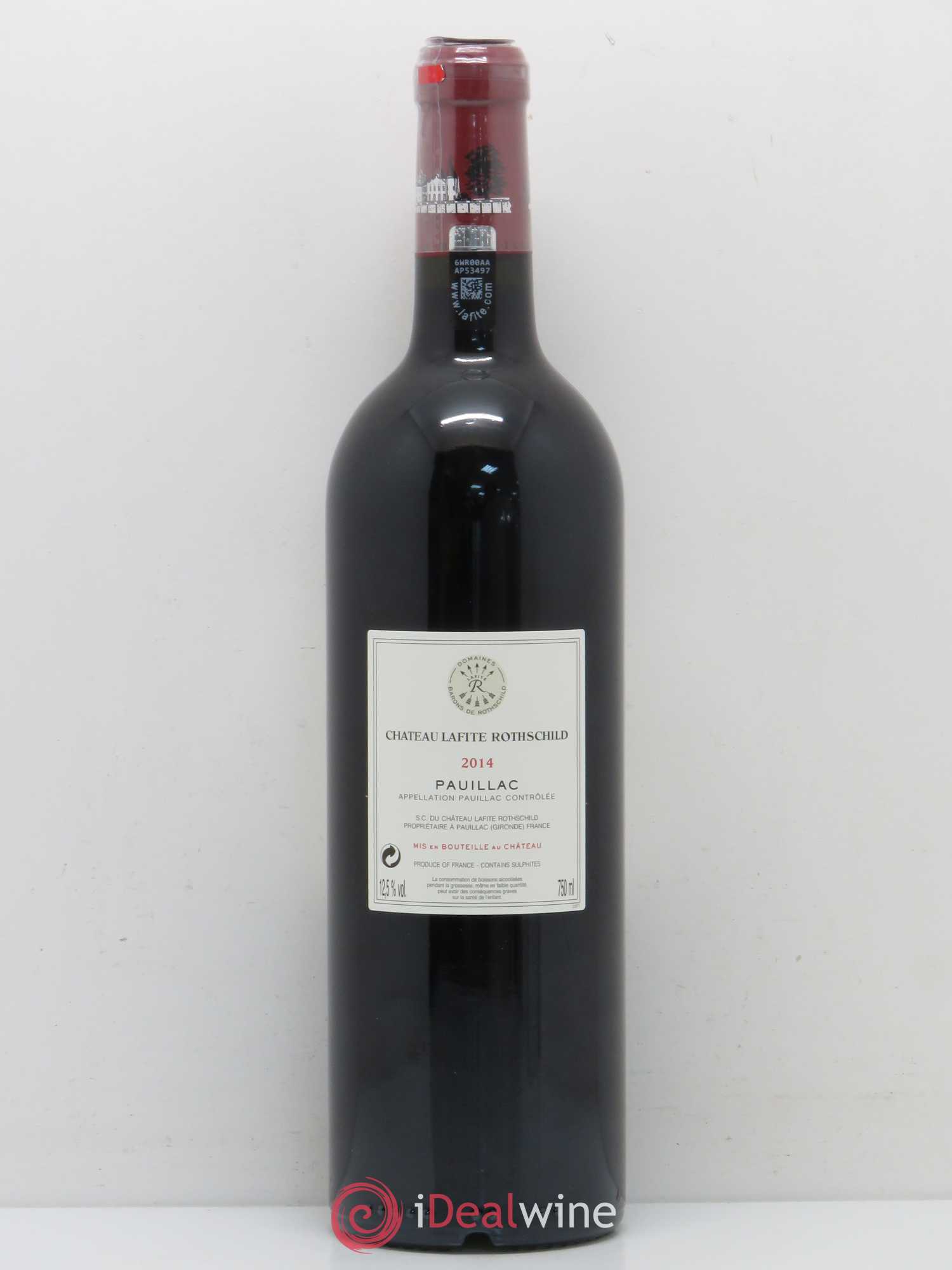 Château Lafite Rothschild 1er Grand Cru Classé 2014 - Lot de 1 bouteille - 1