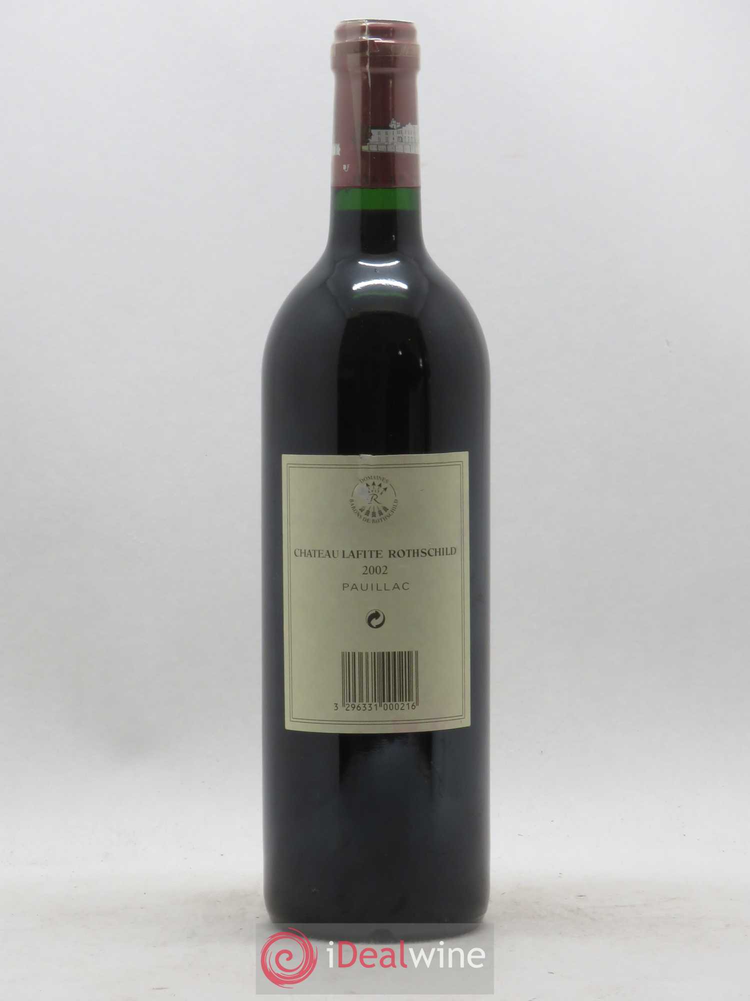 Château Lafite Rothschild 1er Grand Cru Classé 2002 - Lot de 1 bouteille - 1
