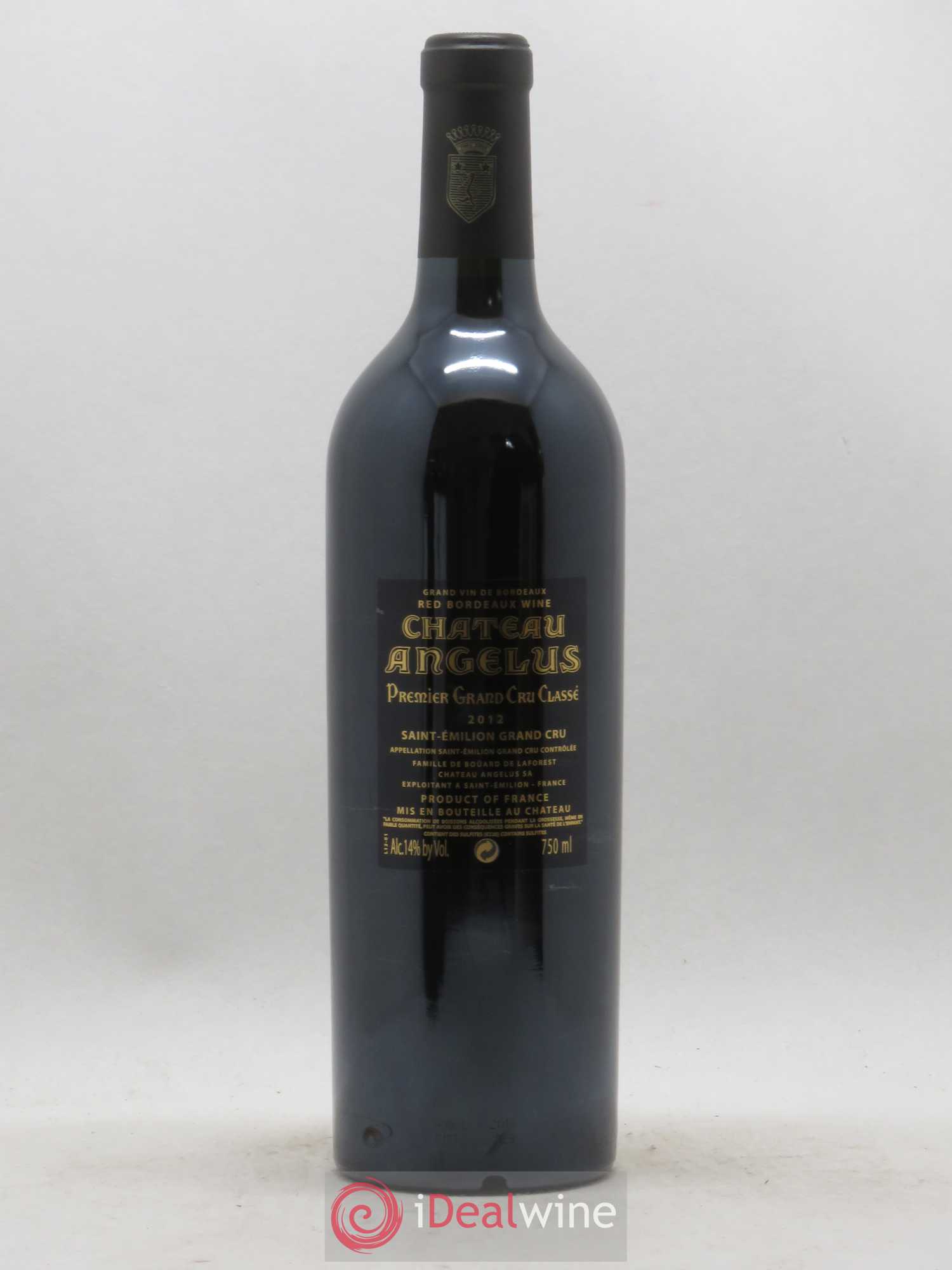 Château Angélus 1er Grand Cru Classé A 2012 - Lot de 1 bouteille - 1
