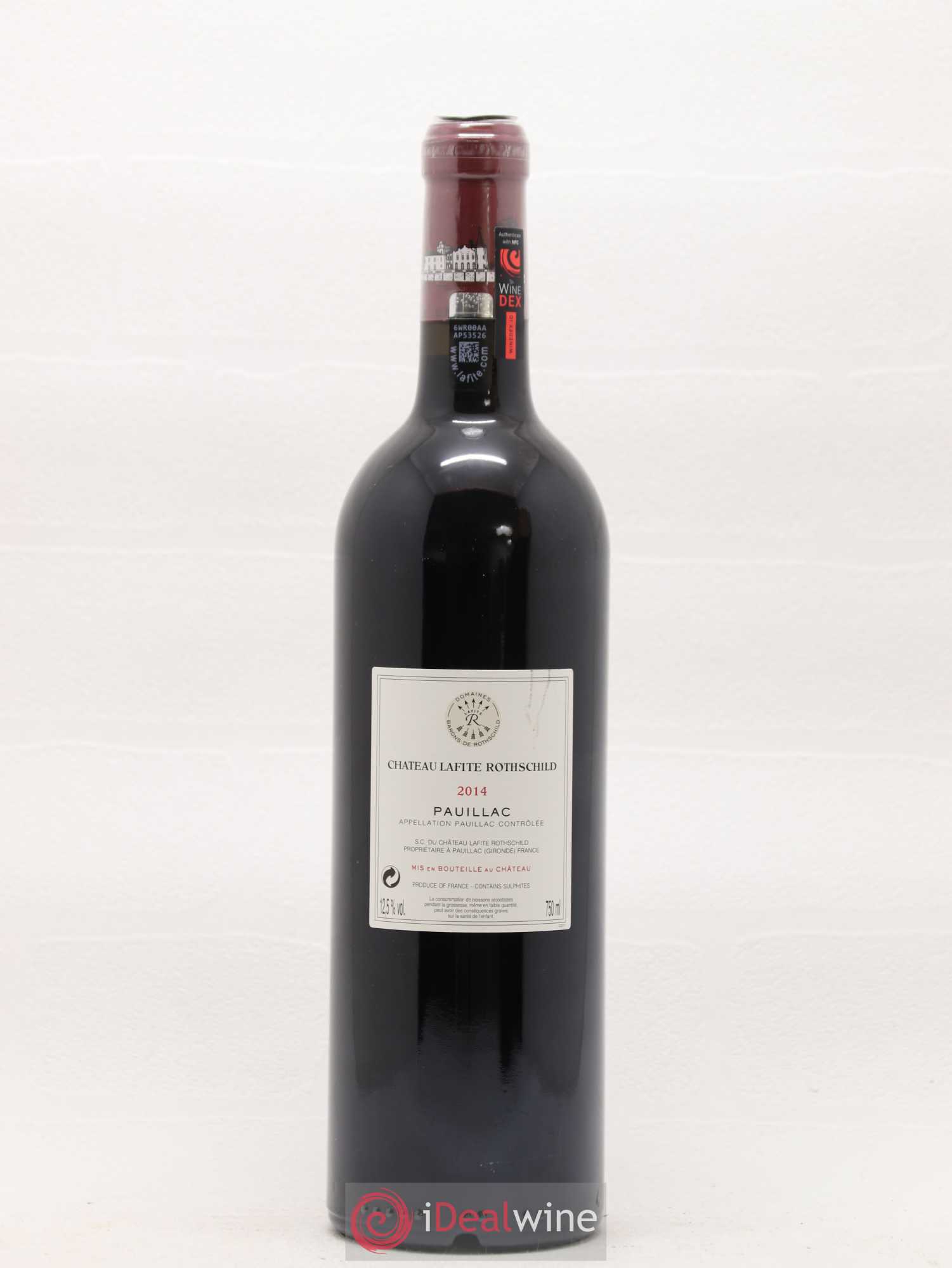 Château Lafite Rothschild 1er Grand Cru Classé 2014 - Lot de 1 bouteille - 1
