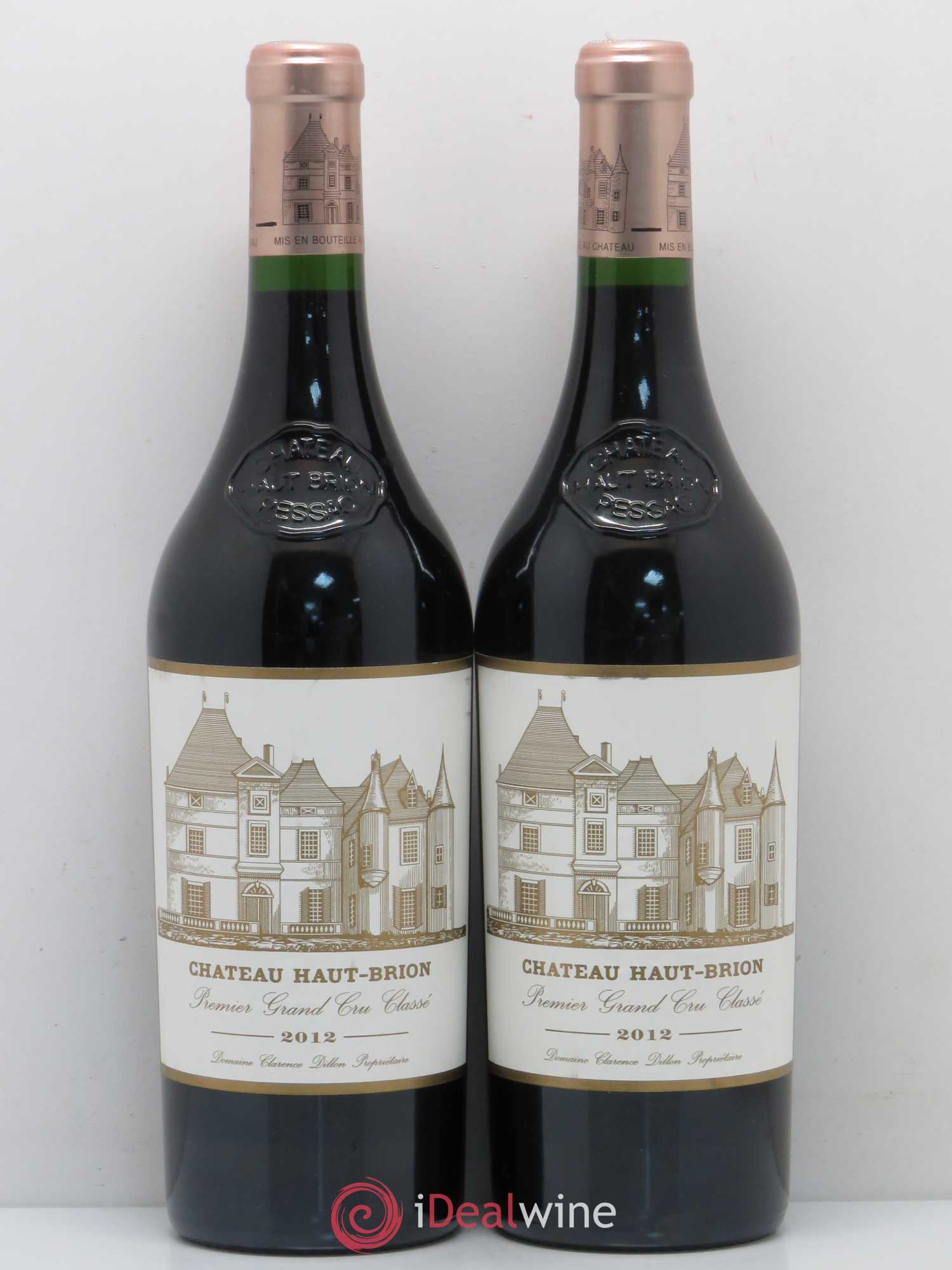 Château Haut Brion 1er Grand Cru Classé 2012 - Lot de 2 bouteilles - 0