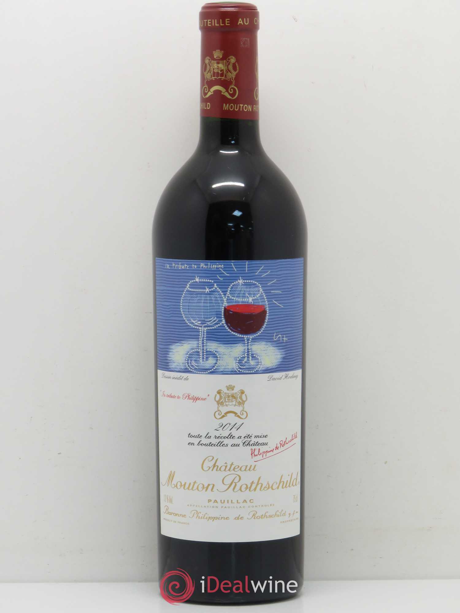 Château Mouton Rothschild 1er Grand Cru Classé 2014 - Lot de 1 bouteille - 0