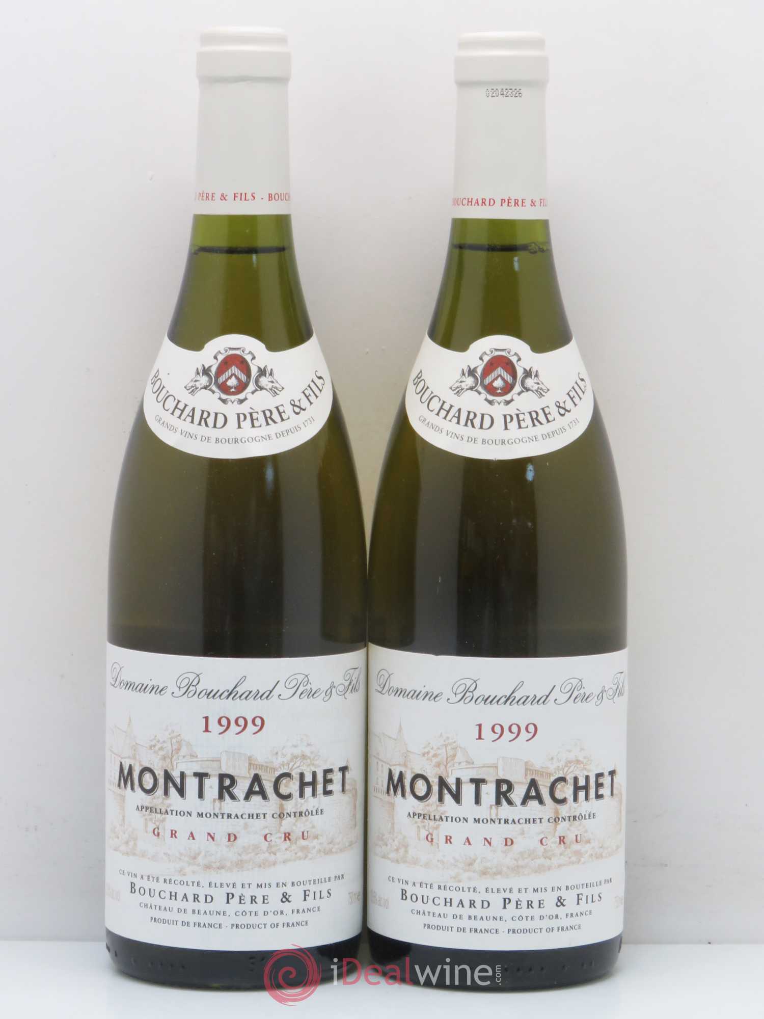 Montrachet Grand Cru Bouchard Père & Fils 1999 - Lot de 2 bouteilles - 0