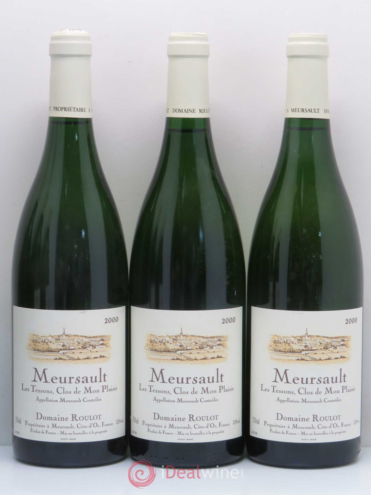 Meursault Les Tessons Clos de Mon plaisir Roulot (Domaine) 2000 - Lot de 6 bouteilles - 1