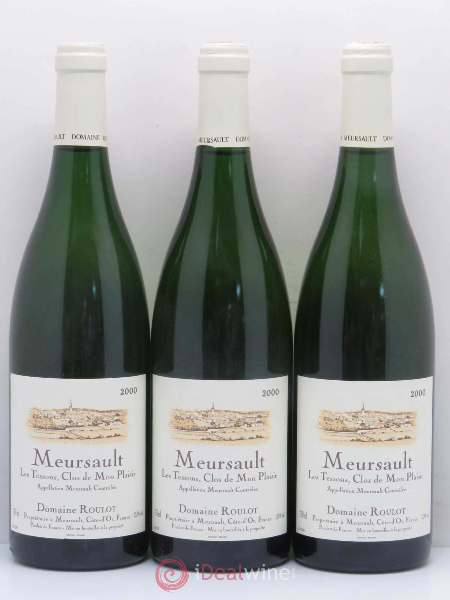 Meursault Les Tessons Clos de Mon plaisir Roulot (Domaine) 2000 - Lot de 6 bouteilles - 2
