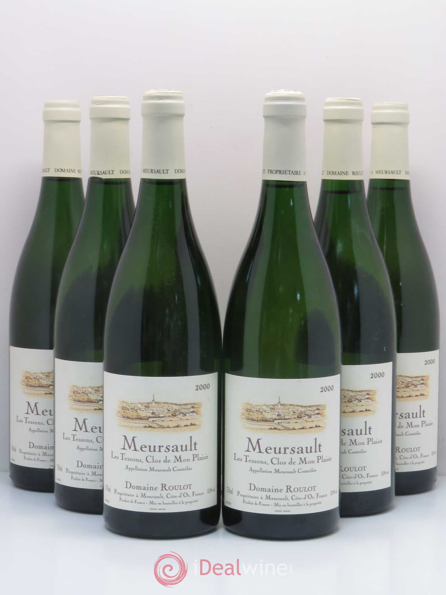 Meursault Les Tessons Clos de Mon plaisir Roulot (Domaine) 2000 - Lot de 6 bouteilles - 0