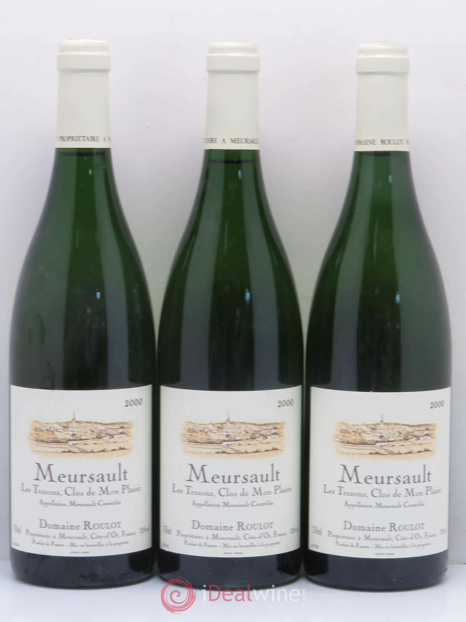 Meursault Les Tessons Clos de Mon plaisir Roulot (Domaine) 2000 - Lot de 3 bouteilles - 0