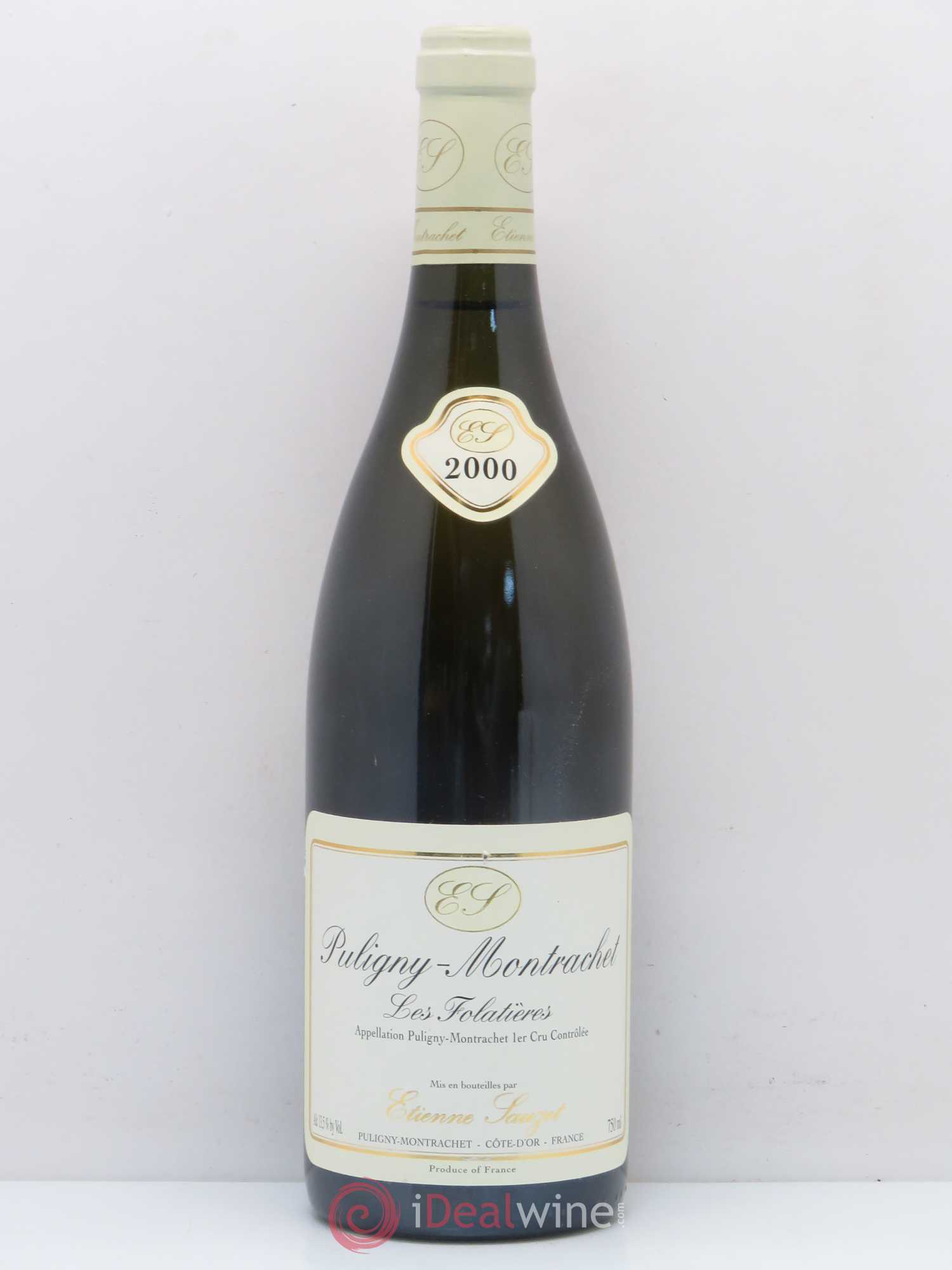 Puligny-Montrachet 1er Cru Les Folatières Etienne Sauzet 2000 - Lot de 1 bouteille - 0