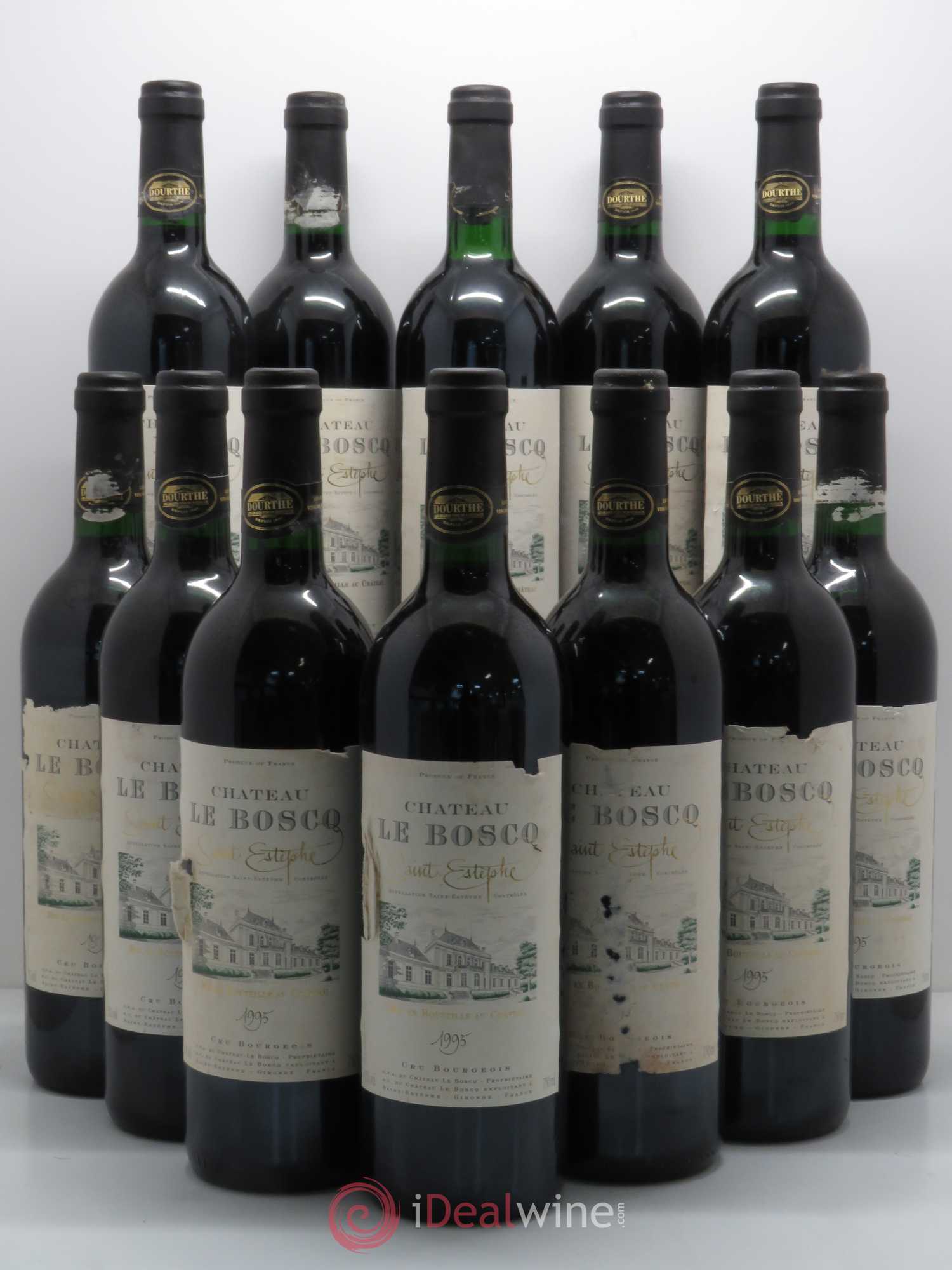 Château le Boscq Cru Bourgeois 1995 - Lot de 12 bouteilles - 0