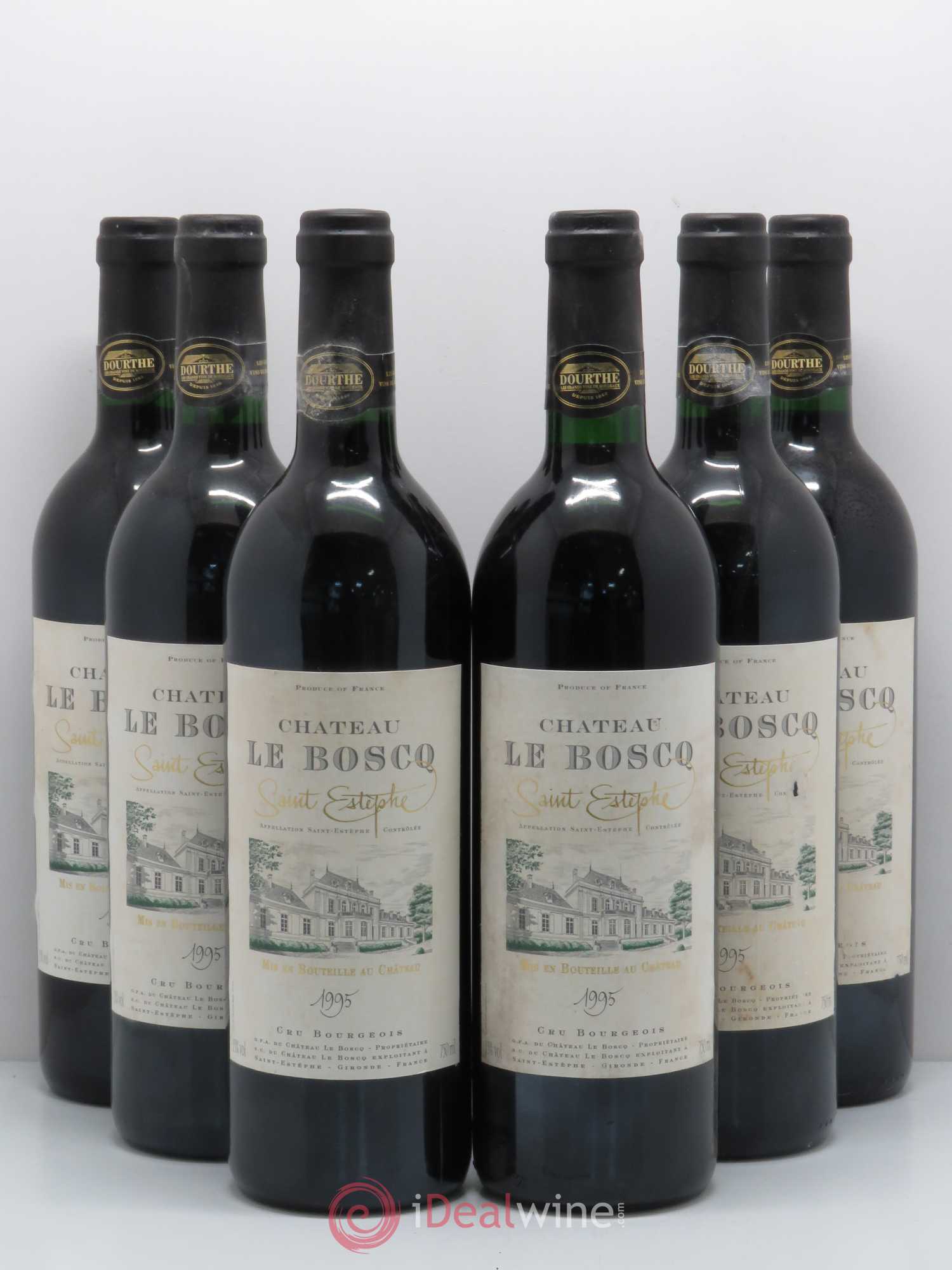 Château le Boscq Cru Bourgeois 1995 - Lot de 6 bouteilles - 0