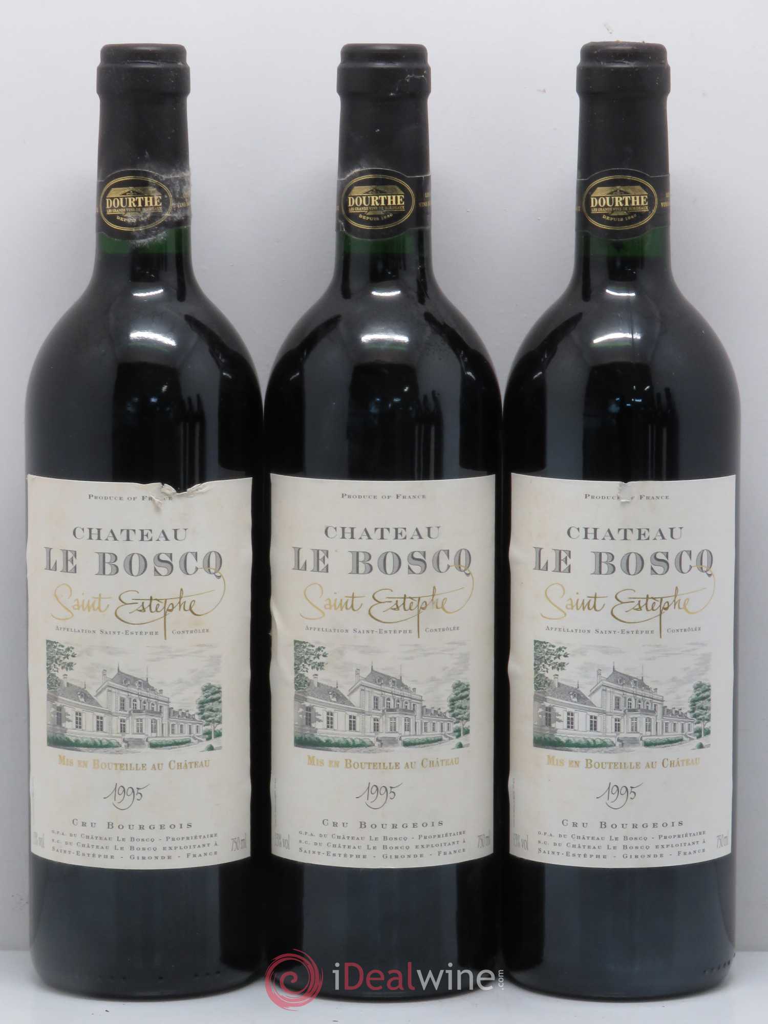 Château le Boscq Cru Bourgeois 1995 - Lot de 6 bouteilles - 1
