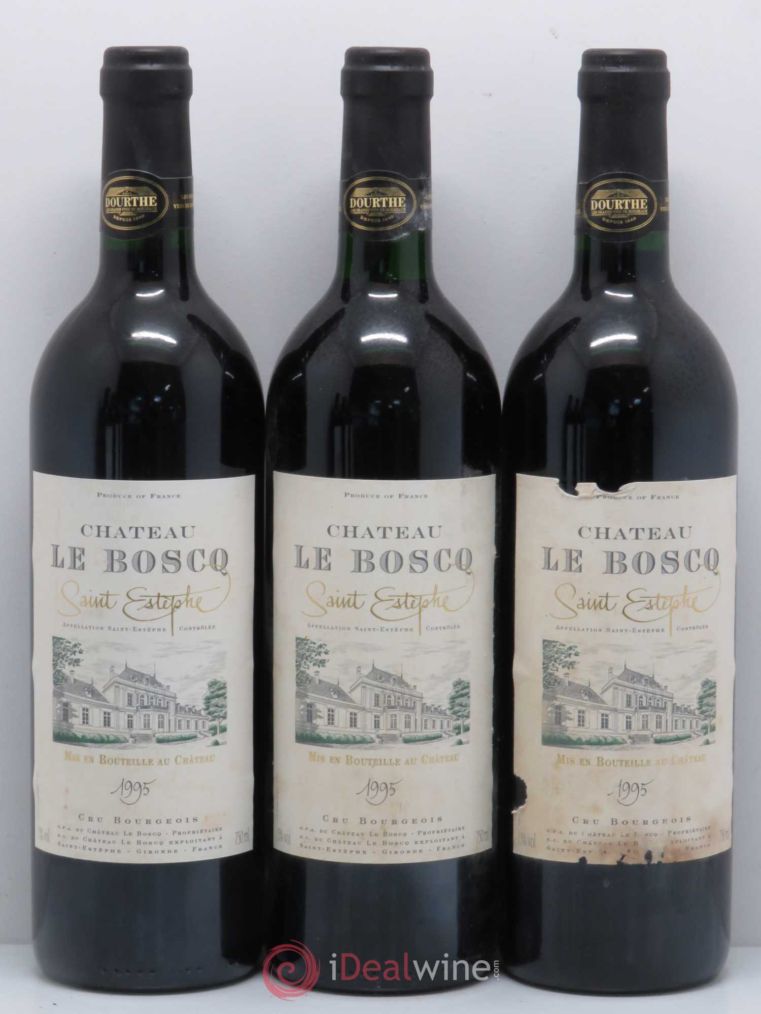 Château le Boscq Cru Bourgeois 1995 - Lot de 6 bouteilles - 2