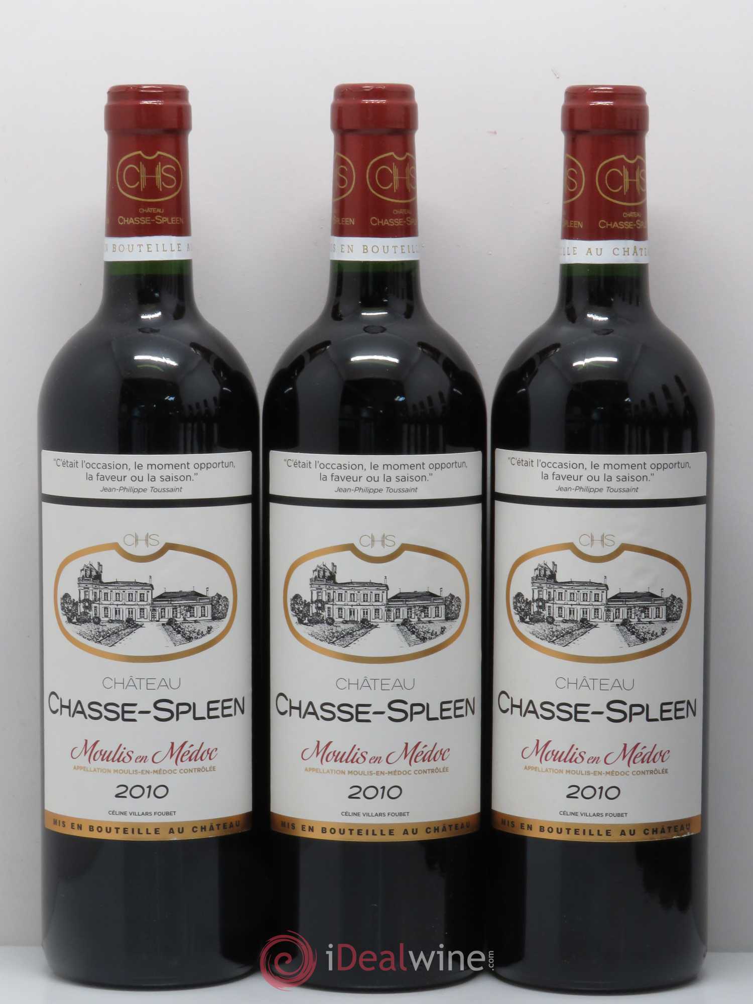Château Chasse Spleen 2010 - Lot de 12 bouteilles - 2