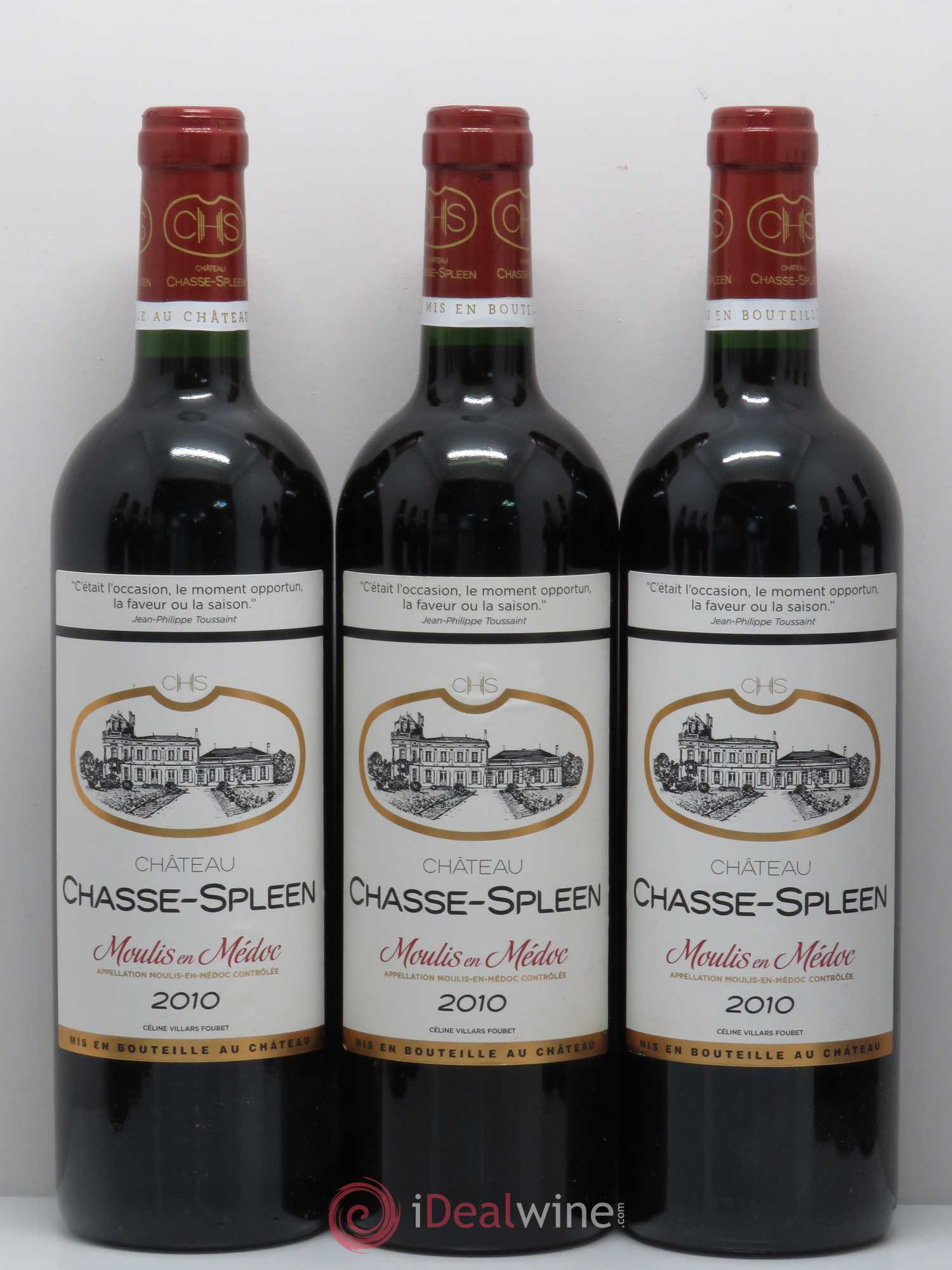 Château Chasse Spleen 2010 - Lot de 12 bouteilles - 3