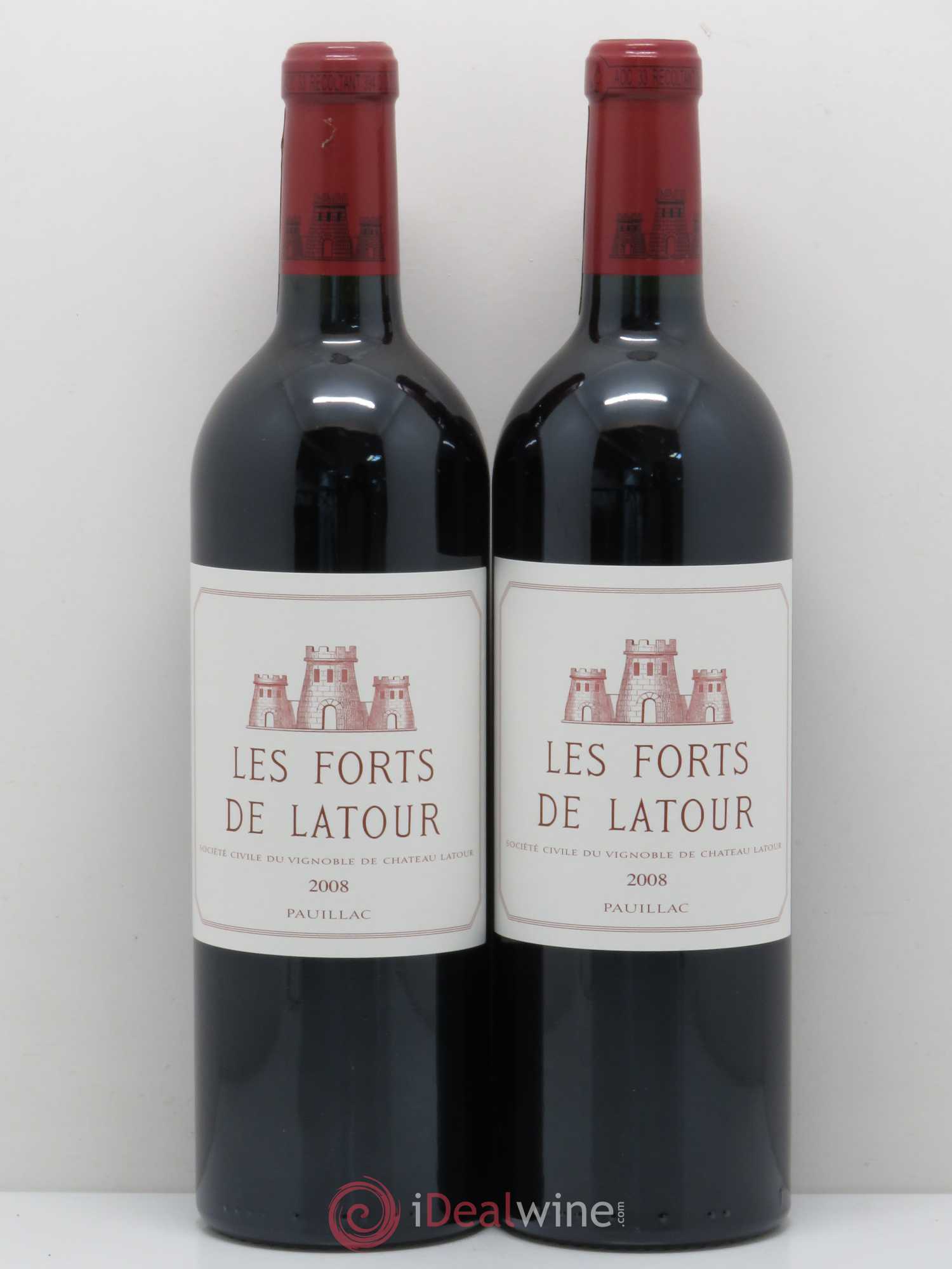 Les Forts de Latour Second Vin 2008 - Lot de 2 bouteilles - 0