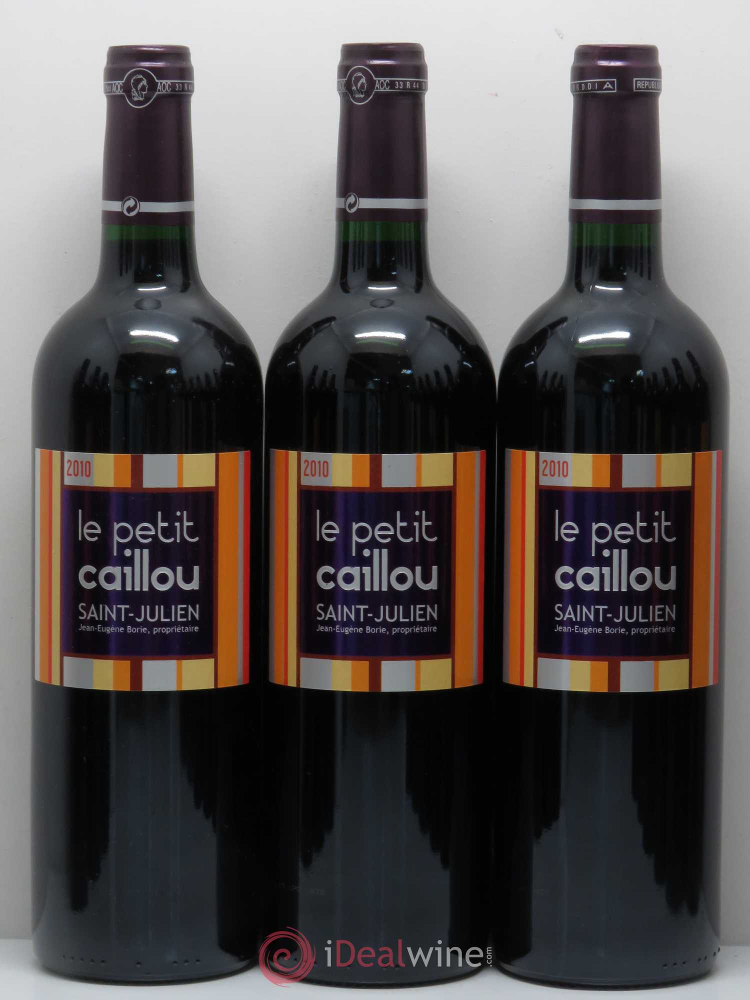 Saint-Julien Le Petit Caillou 2010 - Lot of 12 bottles - 1