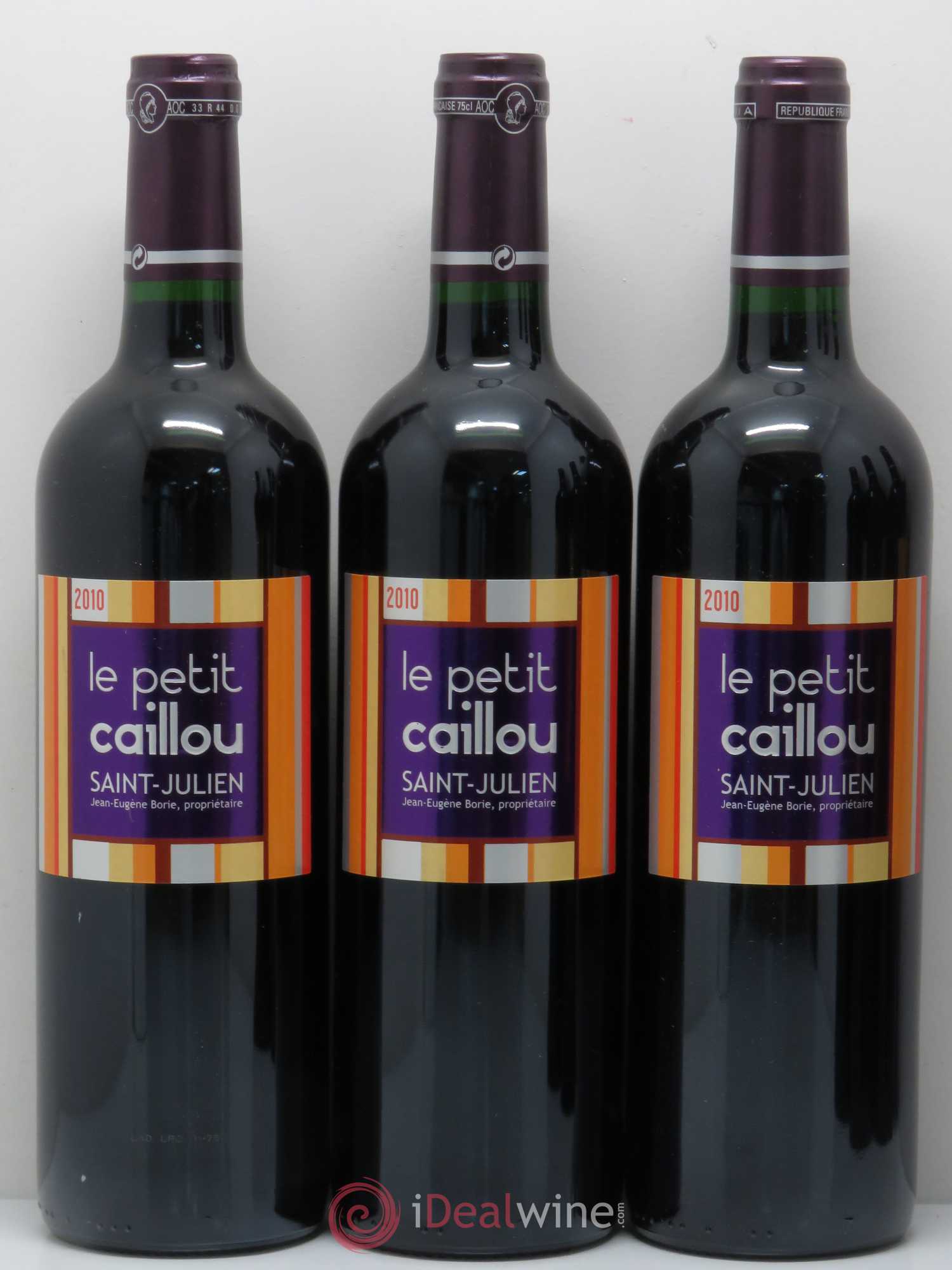 Saint-Julien Le Petit Caillou 2010 - Lot of 12 bottles - 3