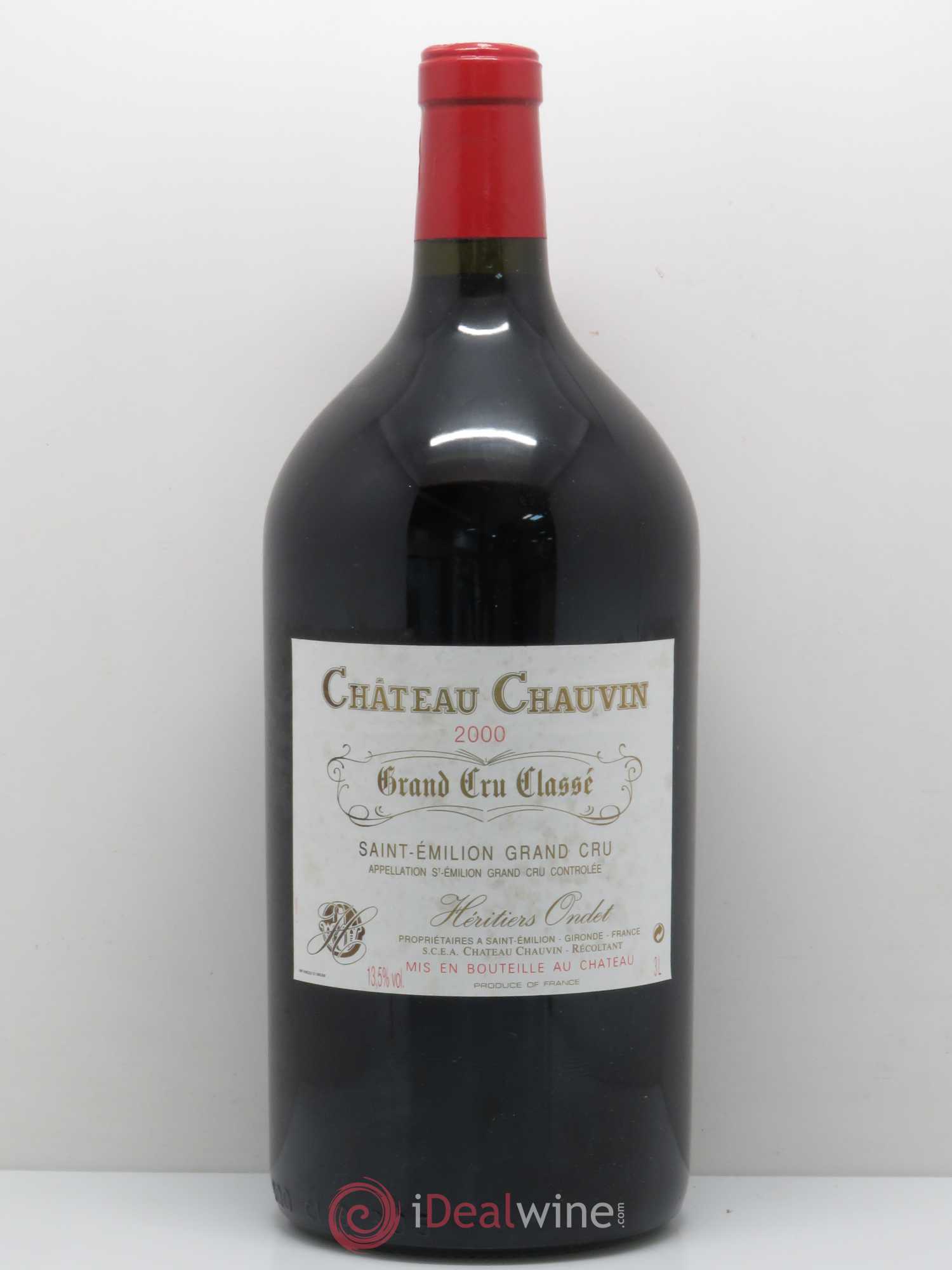 Château Chauvin Grand Cru Classé 2000 - Lot de 1 double magnum - 0