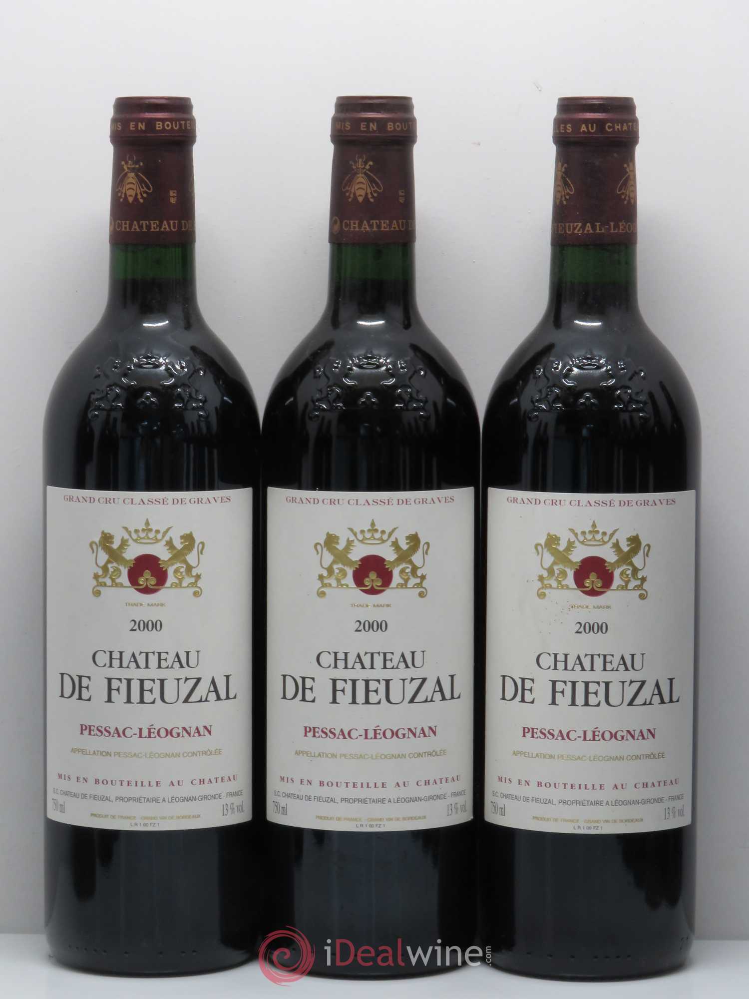 Château de Fieuzal Cru Classé de Graves 2000 - Lot de 12 bouteilles - 1