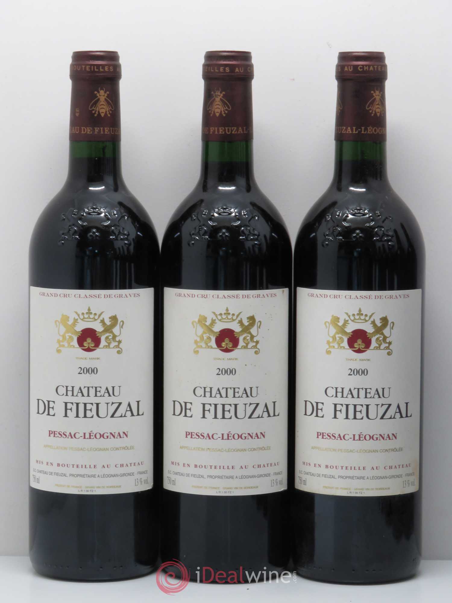 Château de Fieuzal Cru Classé de Graves 2000 - Lot de 12 bouteilles - 2