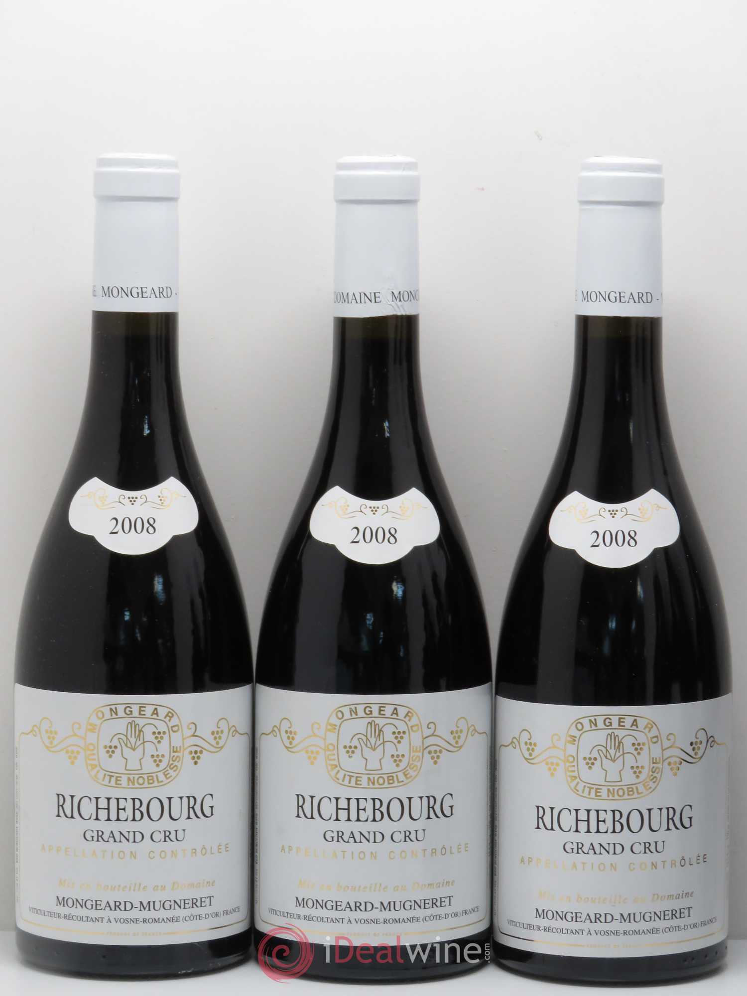 Richebourg Grand Cru Mongeard-Mugneret (Domaine) 2008 - Lot de 6 bouteilles - 1