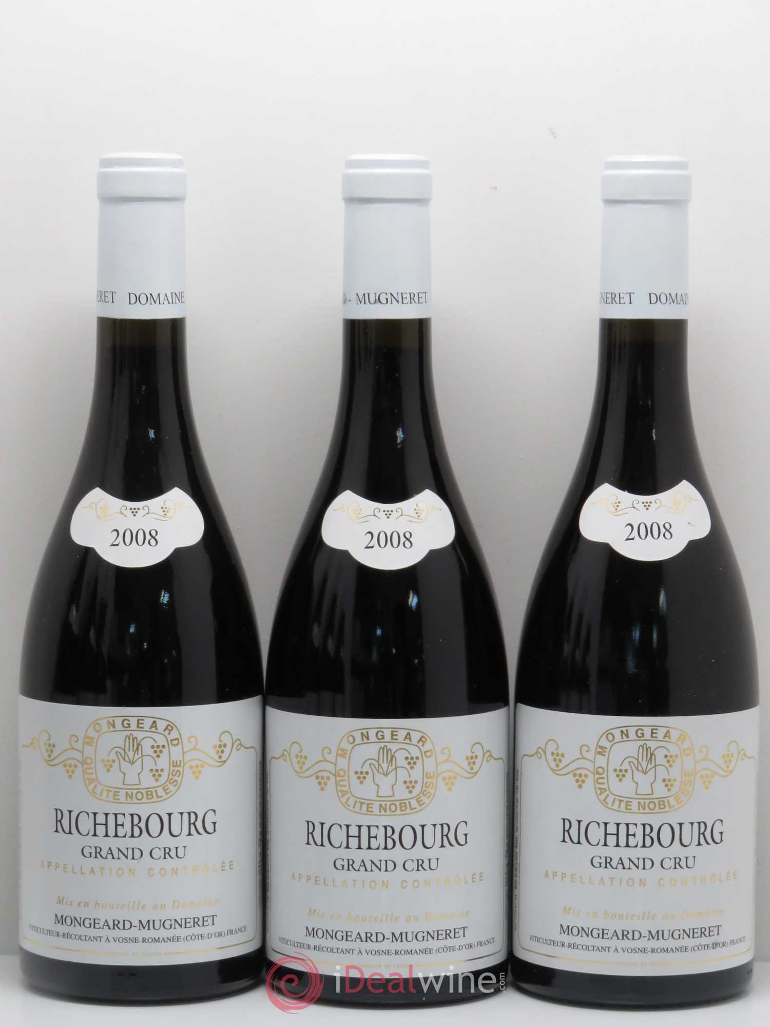 Richebourg Grand Cru Mongeard-Mugneret (Domaine) 2008 - Lot de 6 bouteilles - 2