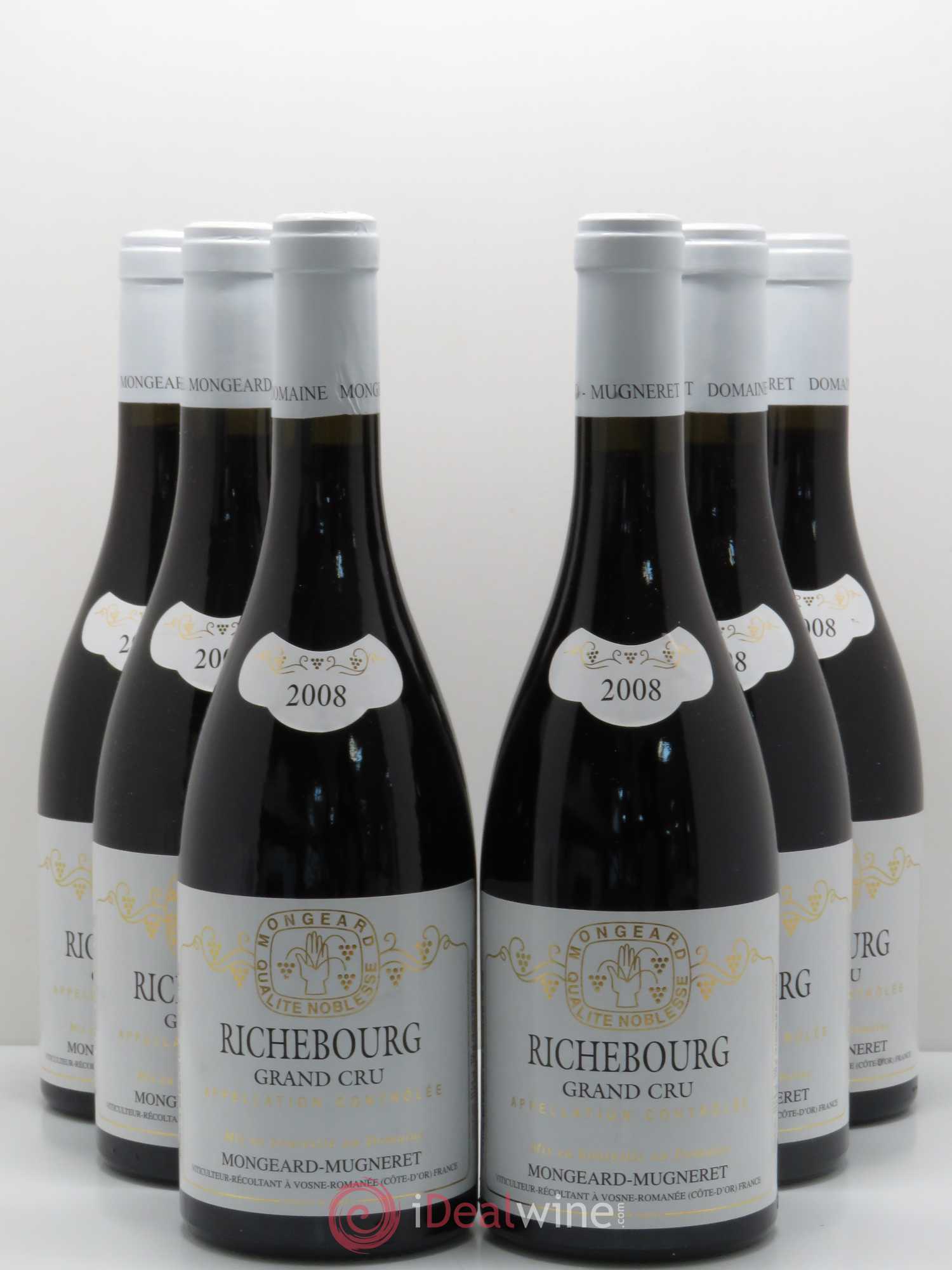 Richebourg Grand Cru Mongeard-Mugneret (Domaine) 2008 - Lot de 6 bouteilles - 0
