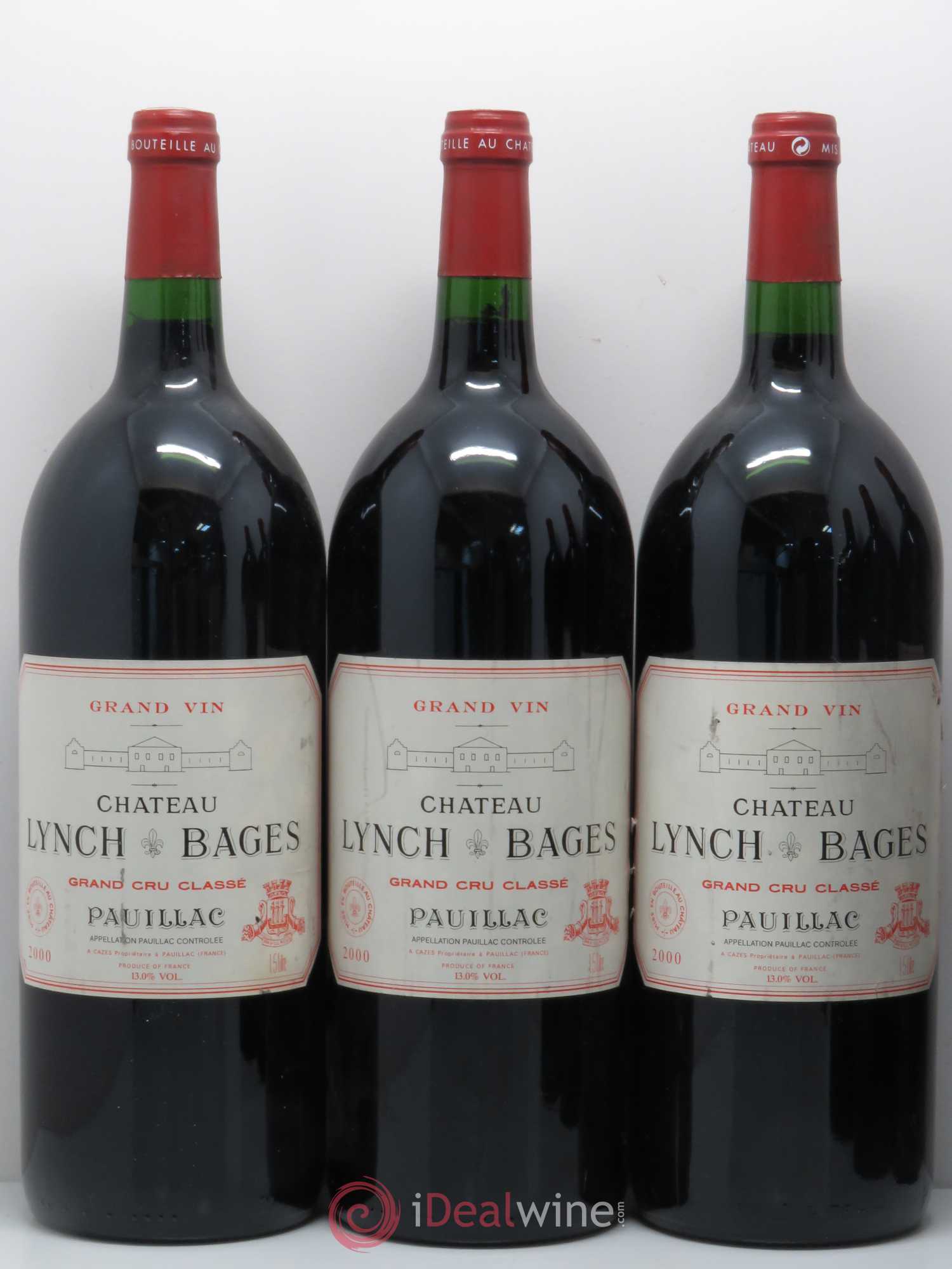 Château Lynch Bages 5ème Grand Cru Classé 2000 - Lot de 6 magnums - 1