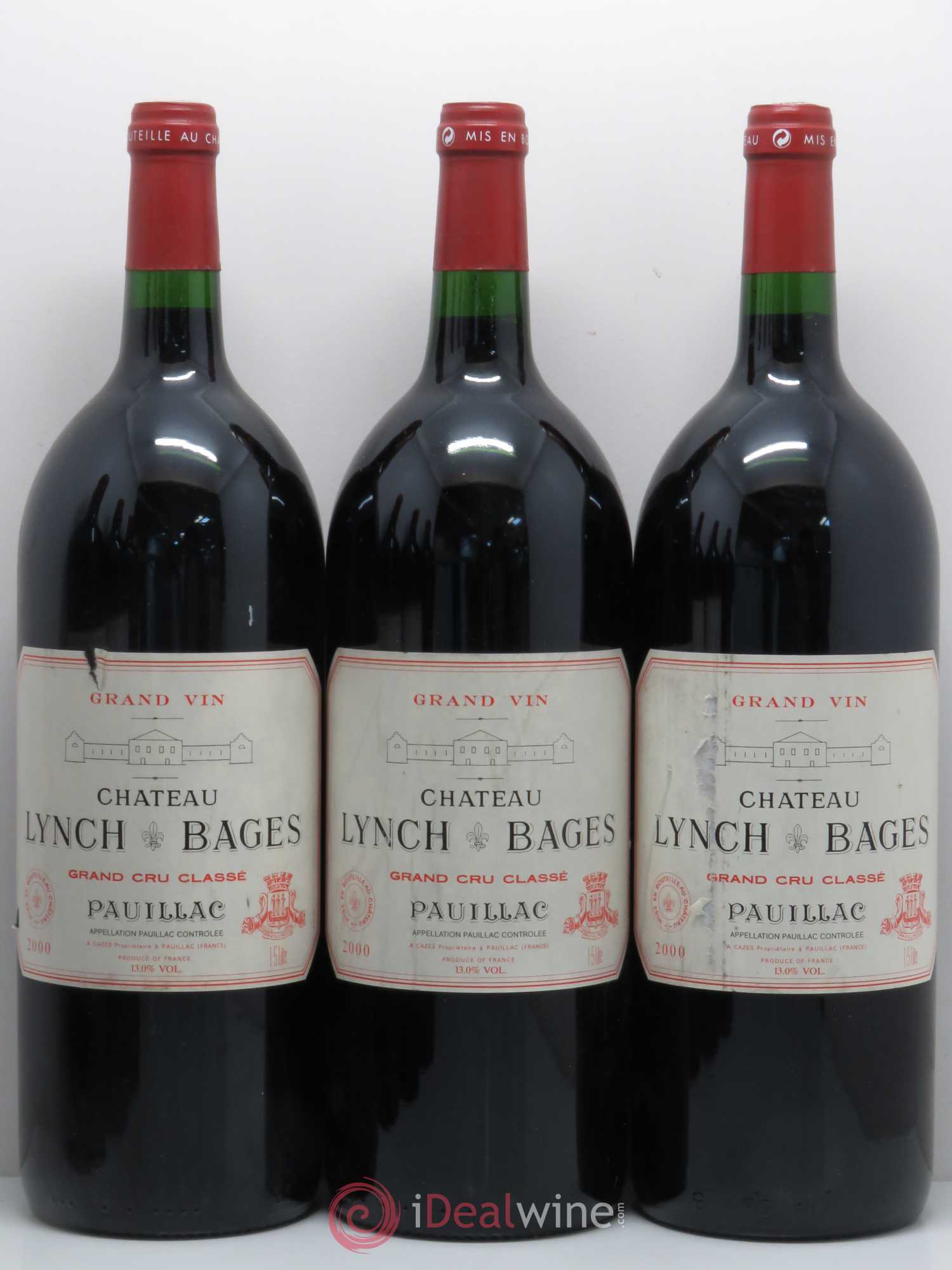 Château Lynch Bages 5ème Grand Cru Classé 2000 - Lot de 6 magnums - 2