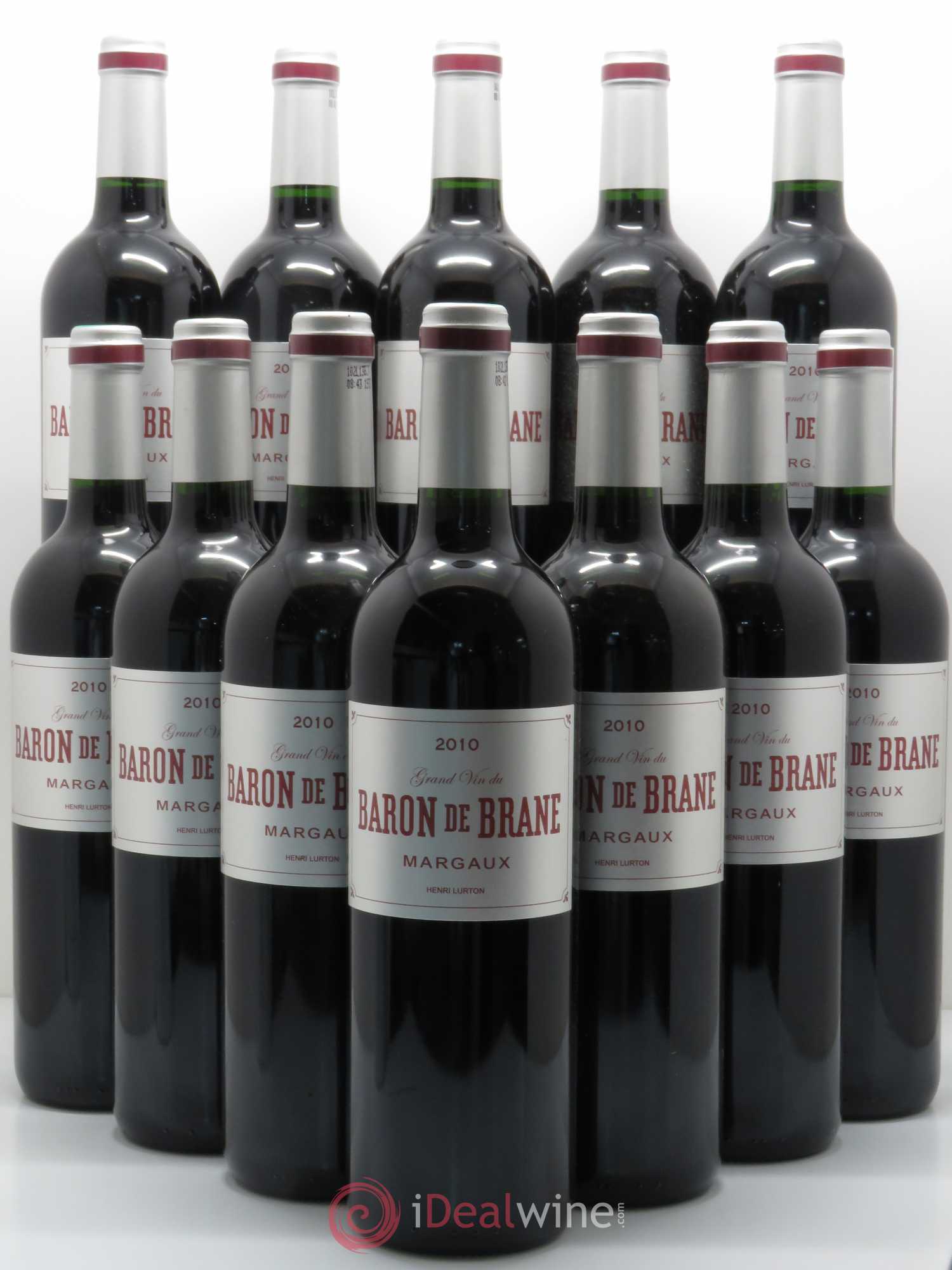 Baron de Brane Second Vin 2010 - Lot de 12 bouteilles - 0