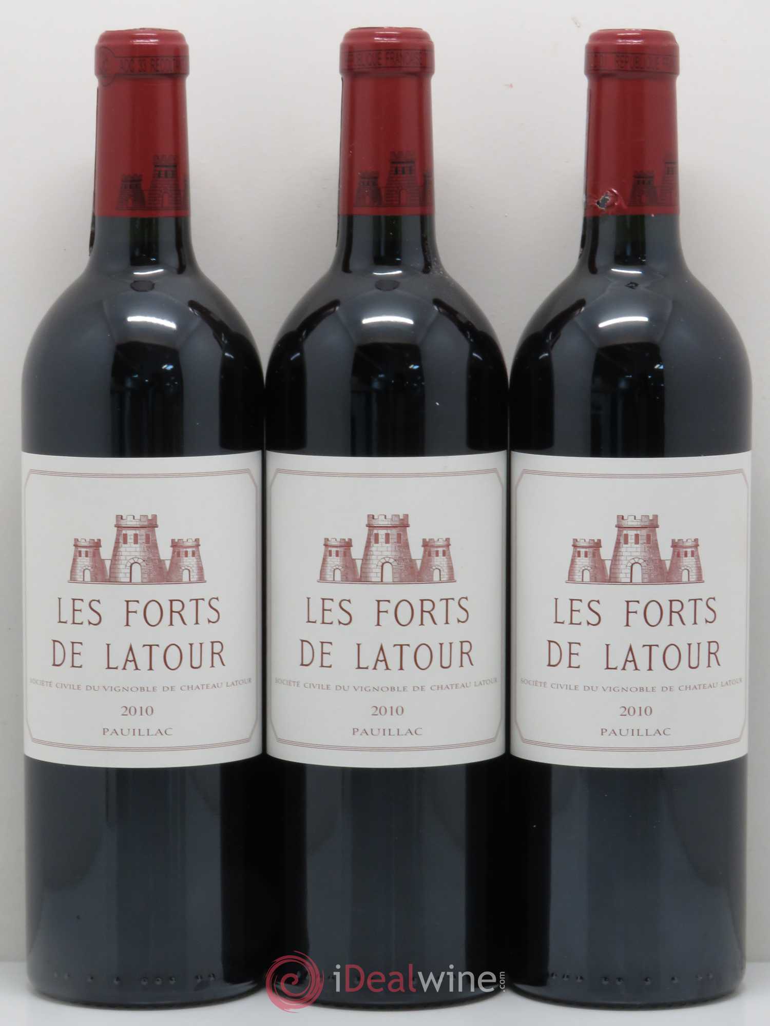 Les Forts de Latour Second Vin 2010 - Lot de 3 bouteilles - 0