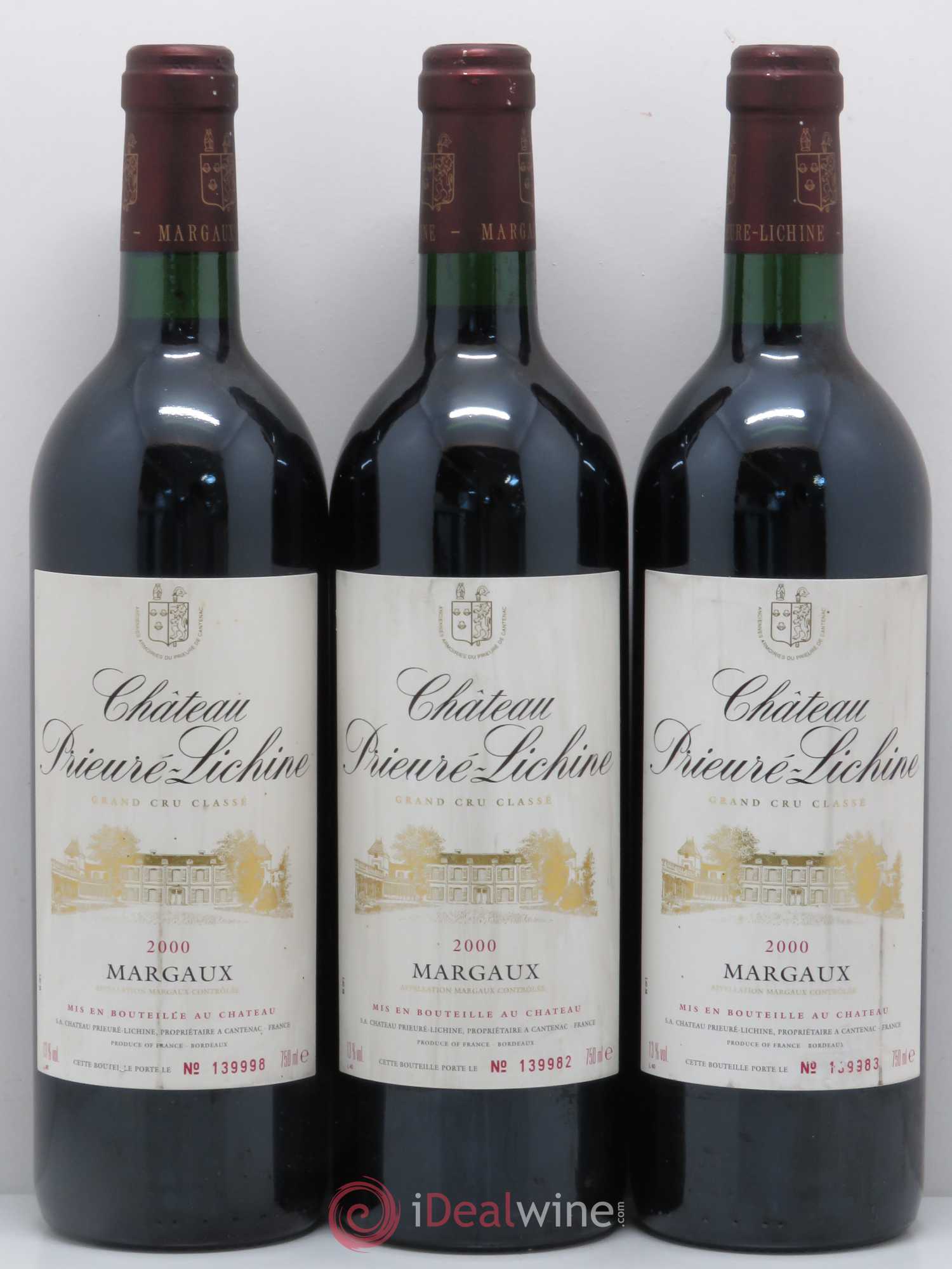 Château Prieuré Lichine 4ème Grand Cru Classé 2000 - Lot de 6 bouteilles - 2