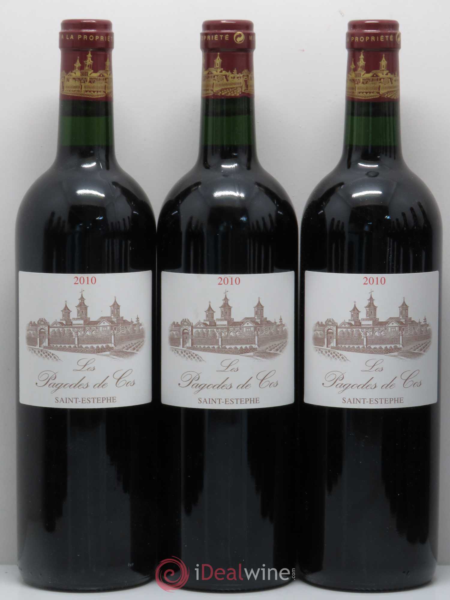 Les Pagodes de Cos Second Vin 2010 - Lot of 12 bottles - 1